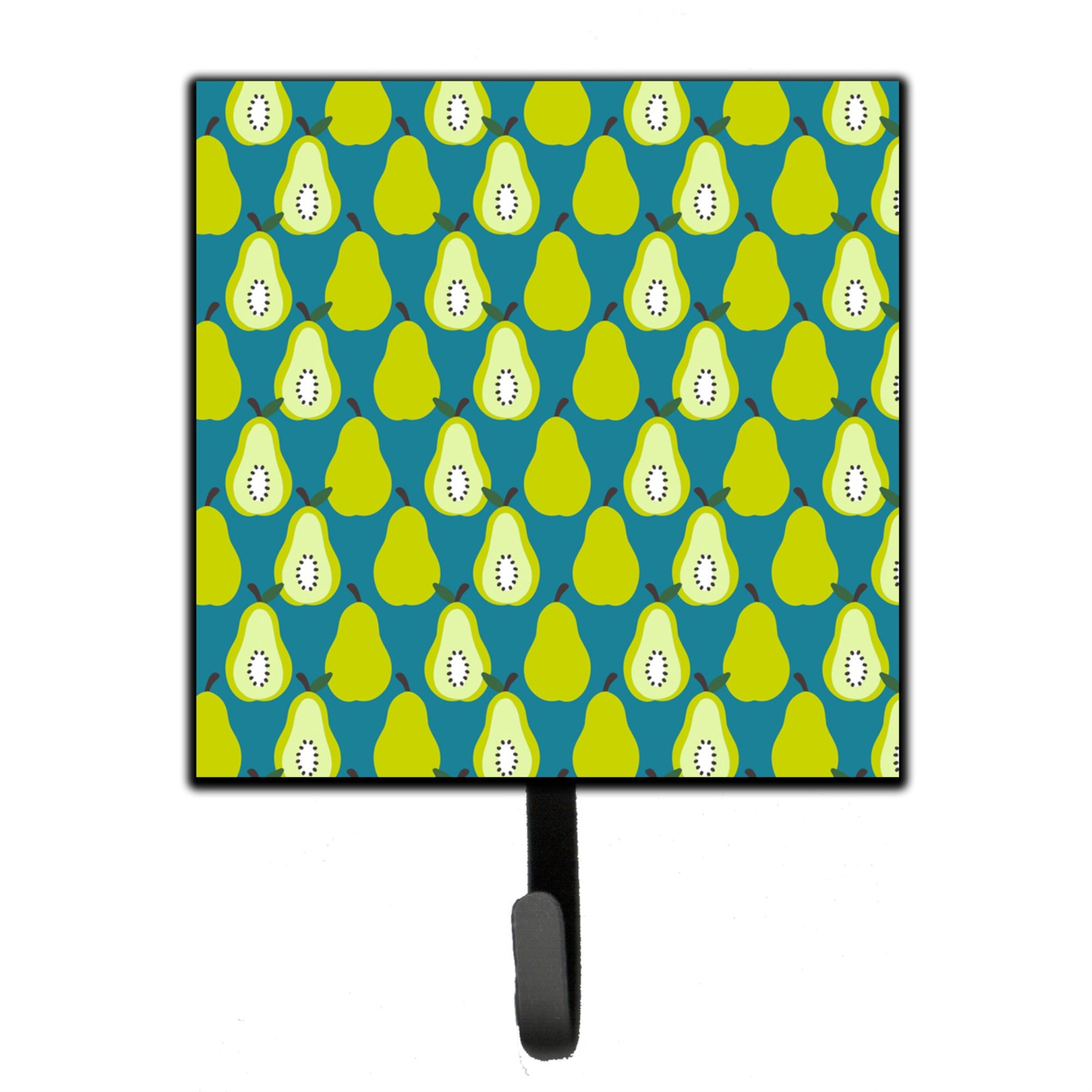 Caroline'S Treasures Pears On Green Wall Hook, Small, Multicolor