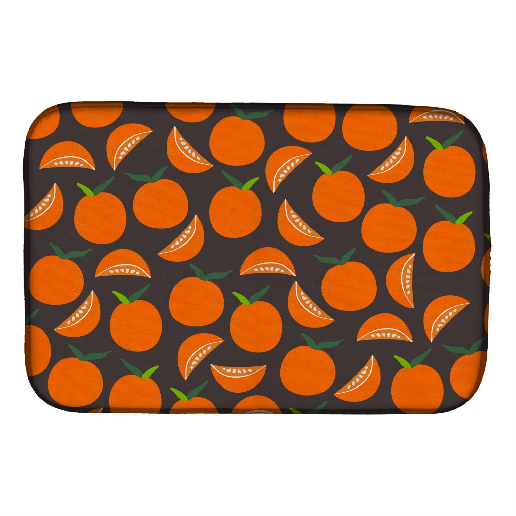 Caroline'S Treasures Oranges Dish Drying Mat, 14 X 21, Multicolor