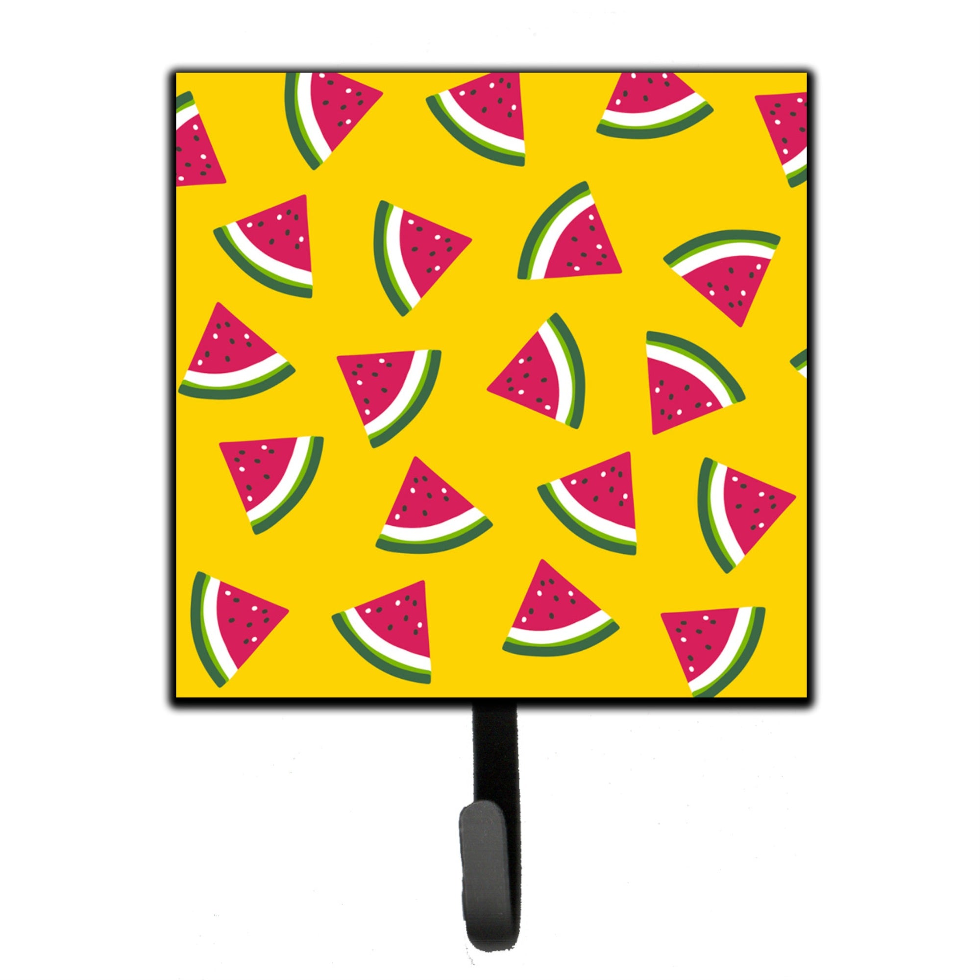 Caroline'S Treasures Watermelon On Yellow Wall Hook, Small, Multicolor