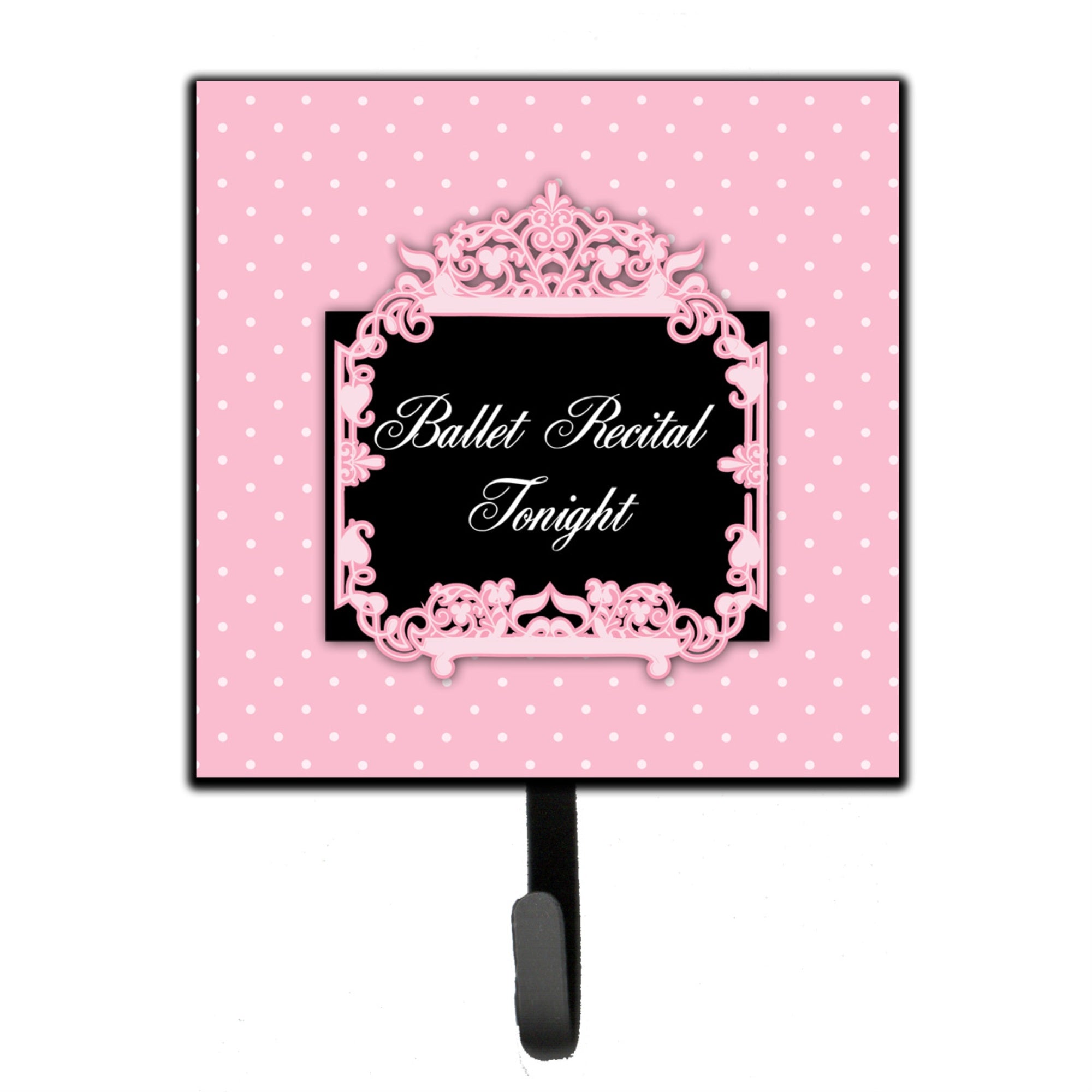 Caroline'S Treasures Ballerina Ballet Recital Tonight Wall Hook, Small, Multicolor