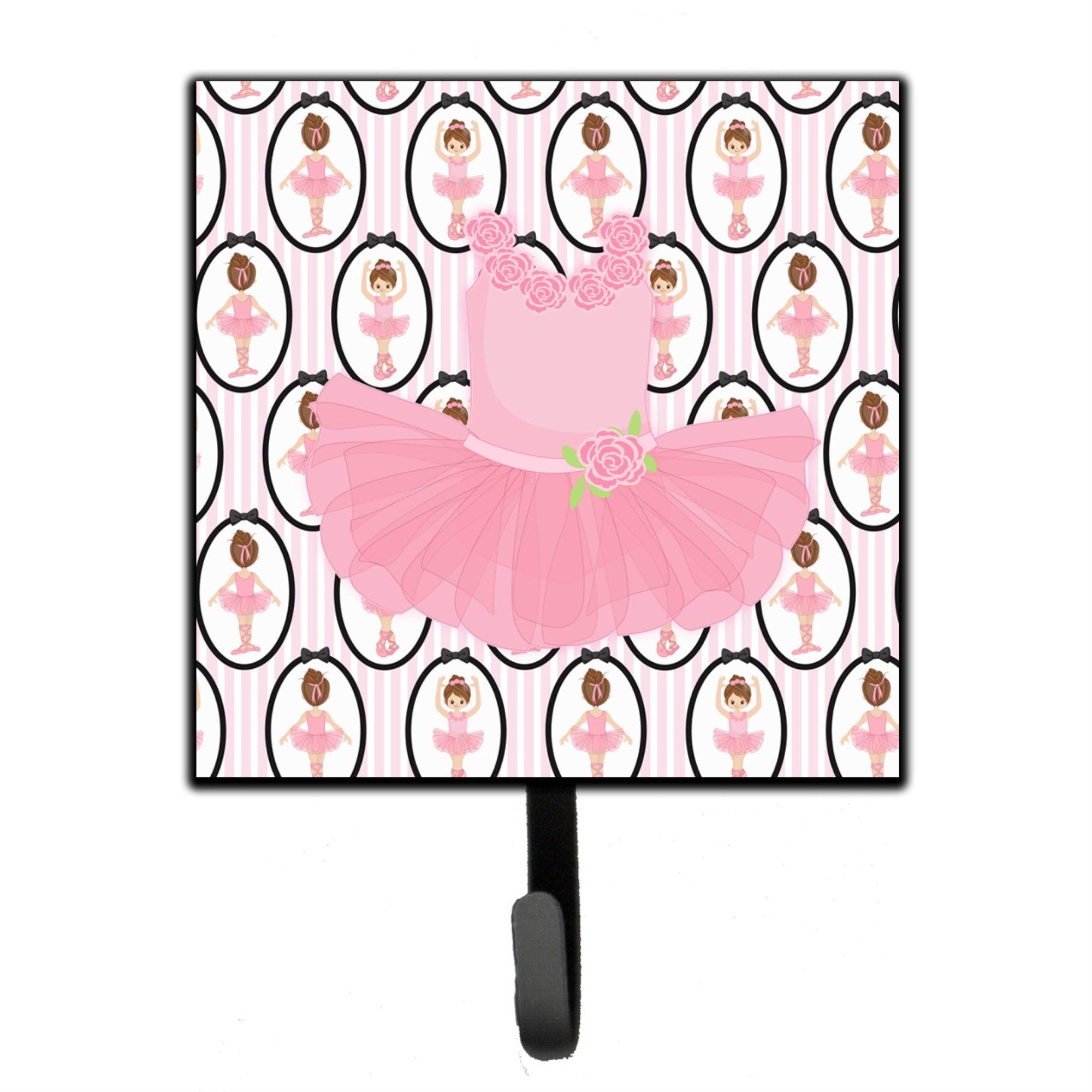 Caroline'S Treasures Ballerina Pink Tutu Wall Hook, Small, Multicolor