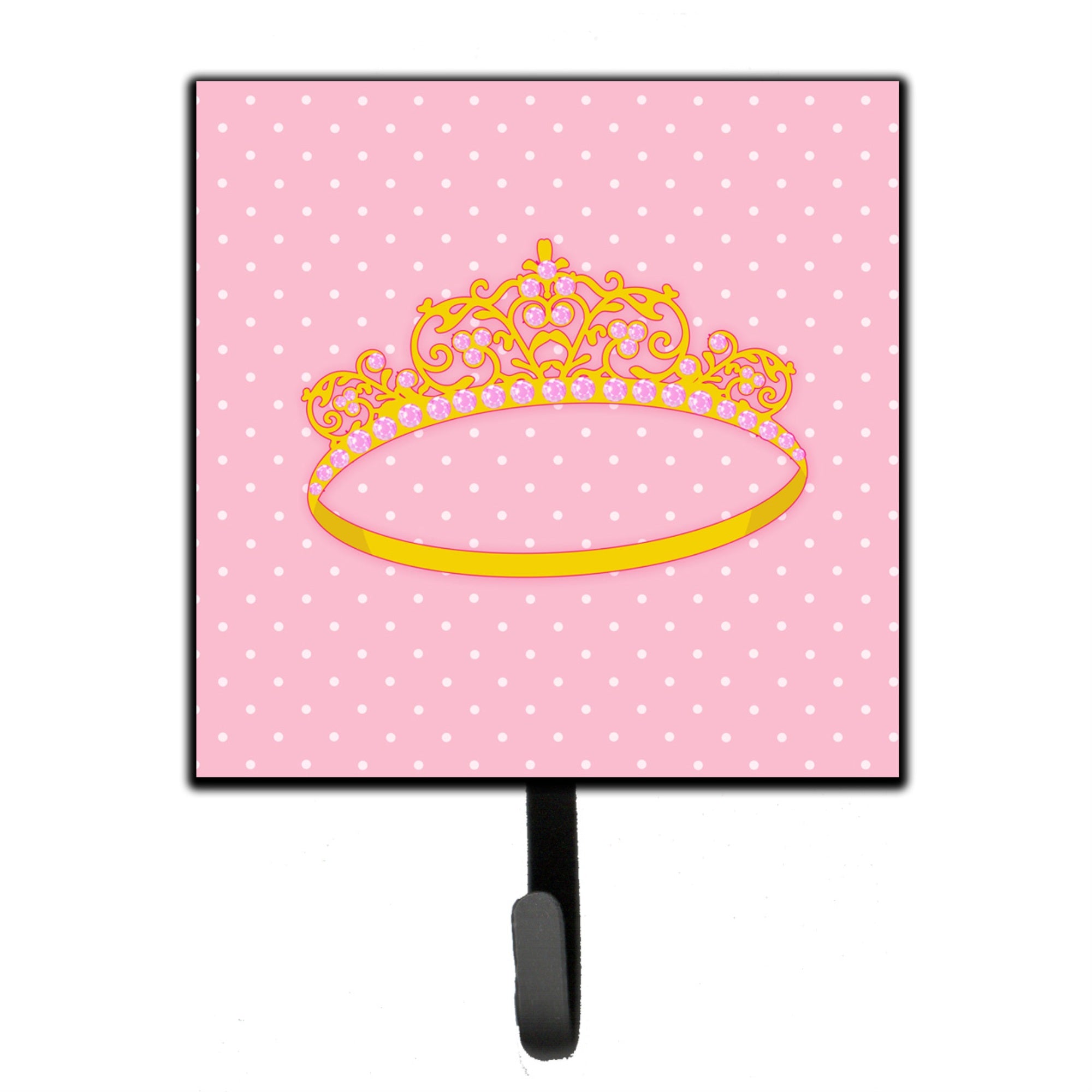 Caroline'S Treasures Ballerina Tiara Wall Hook, Small, Multicolor