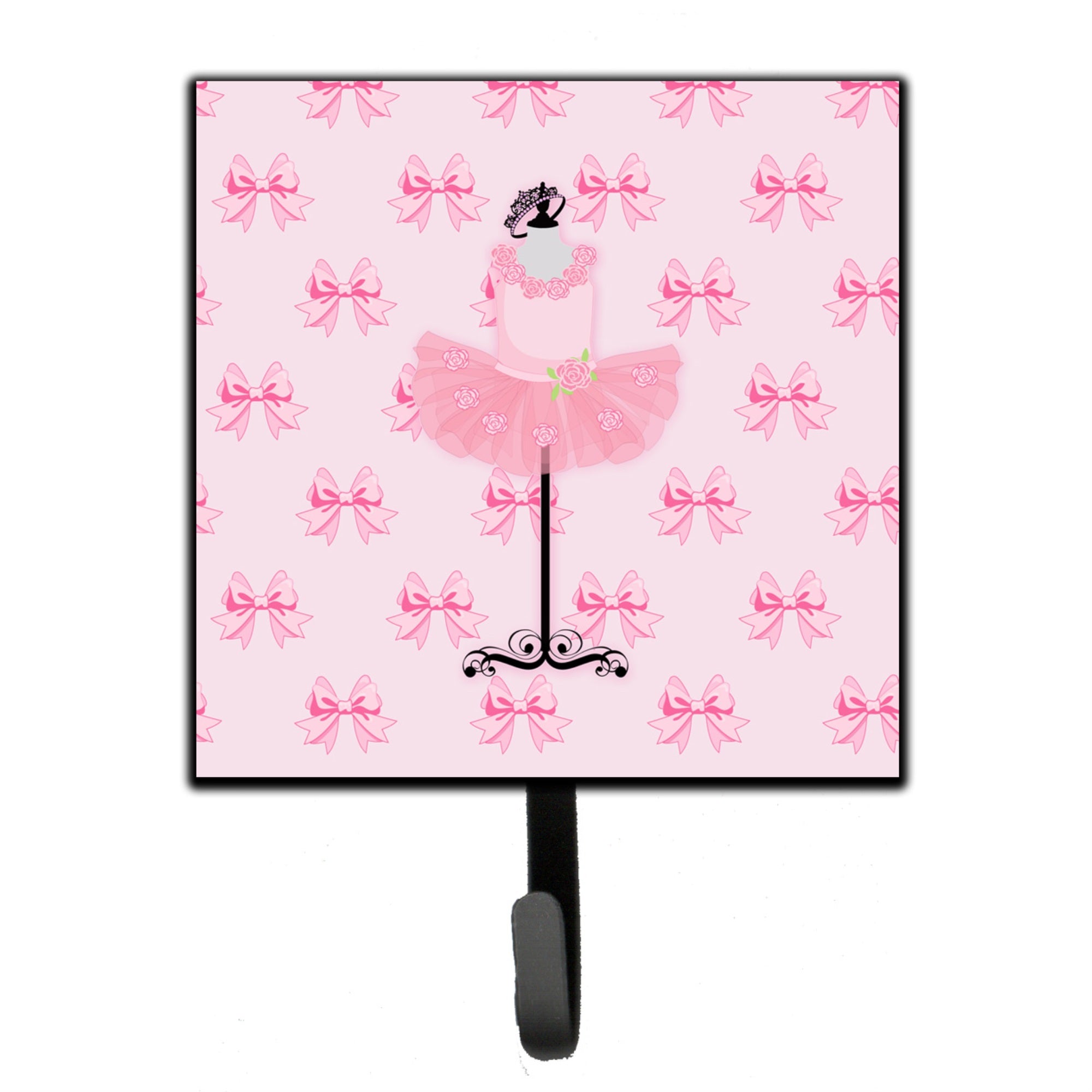 Caroline'S Treasures Ballerina Recital Attire Wall Hook, Small, Multicolor