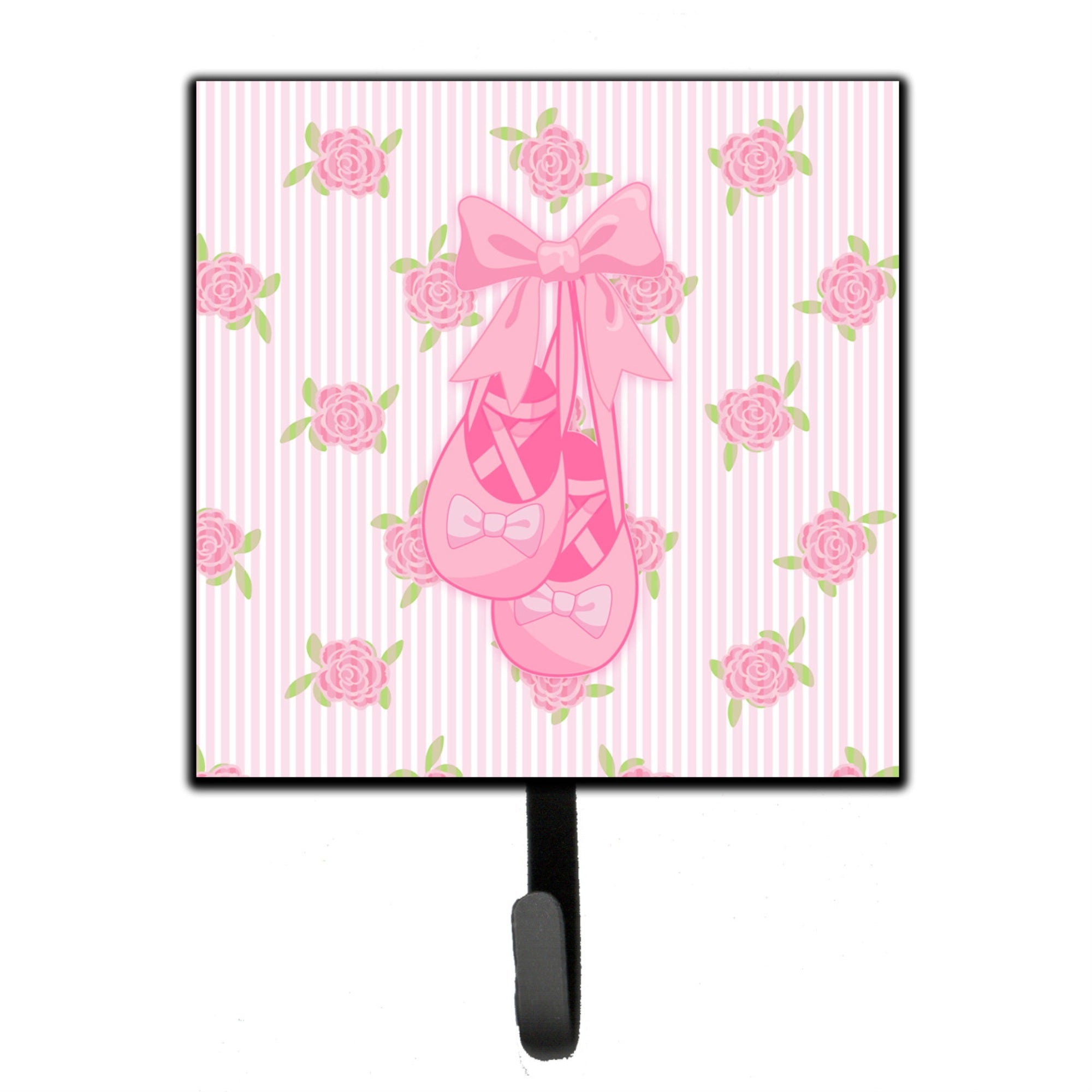 Caroline'S Treasures Ballerina Ballet Shoes Wall Hook, Small, Multicolor