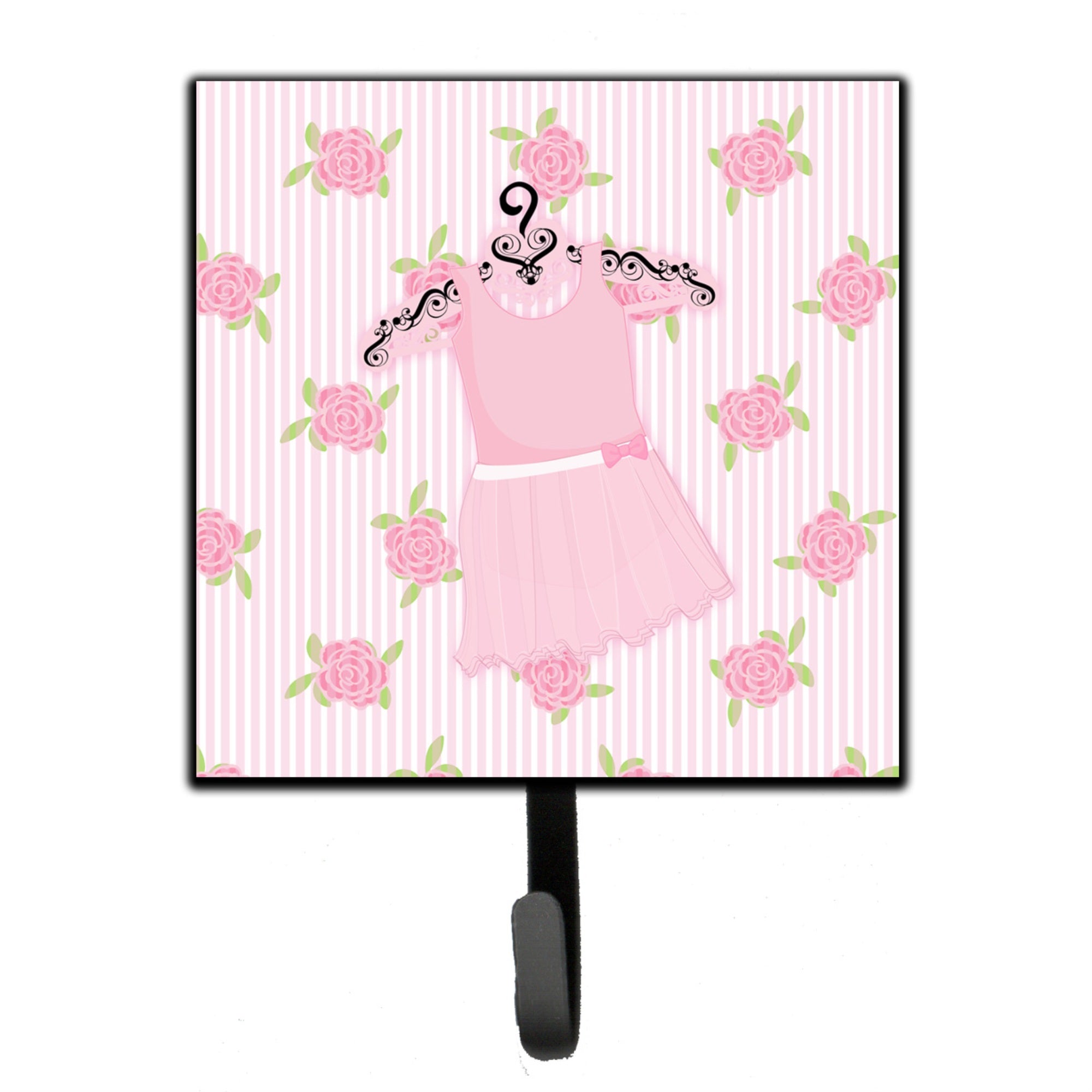 Caroline'S Treasures Ballerina Ballet Attire Wall Hook, Small, Multicolor