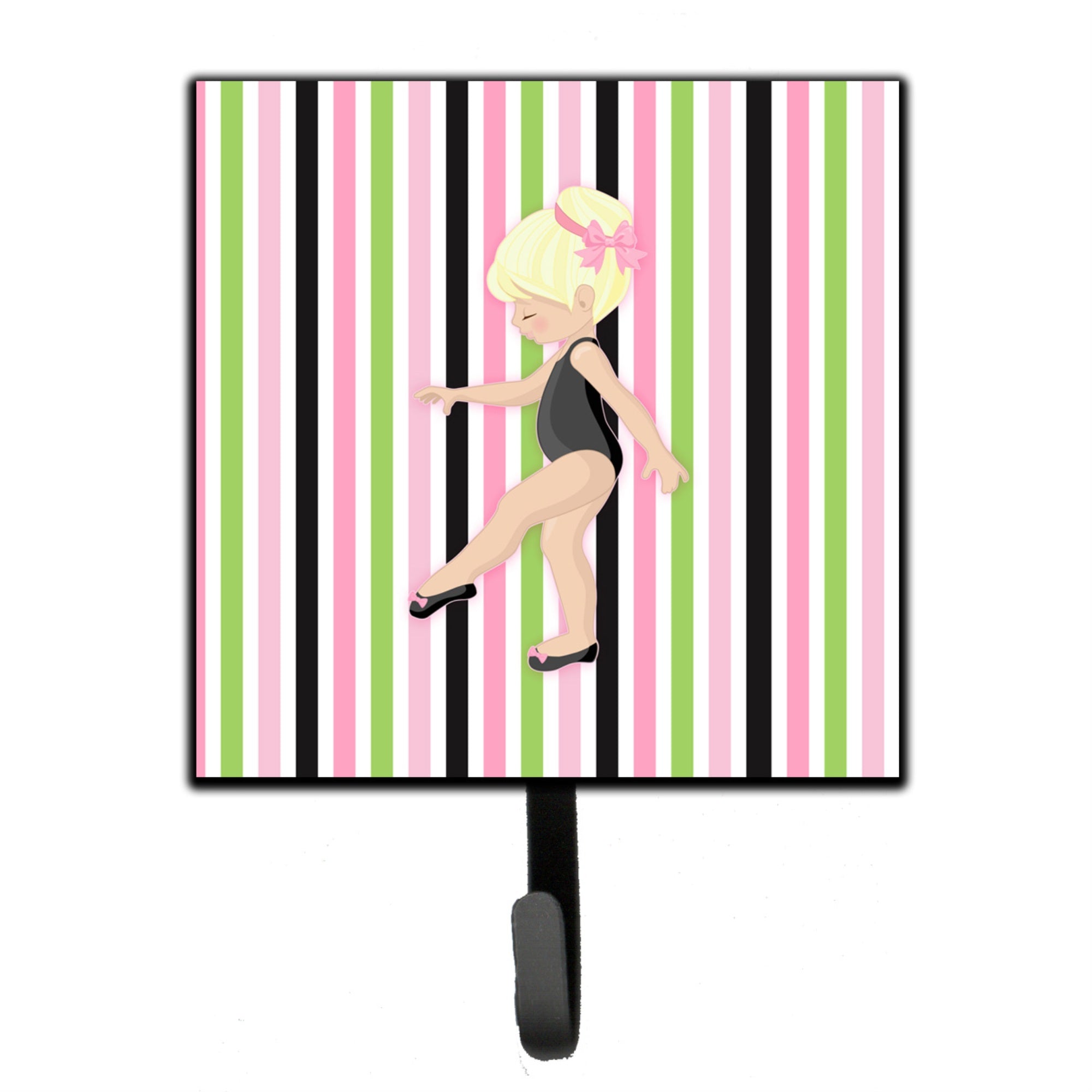 Caroline'S Treasures Ballerina Blonde Point Wall Hook, Small, Multicolor