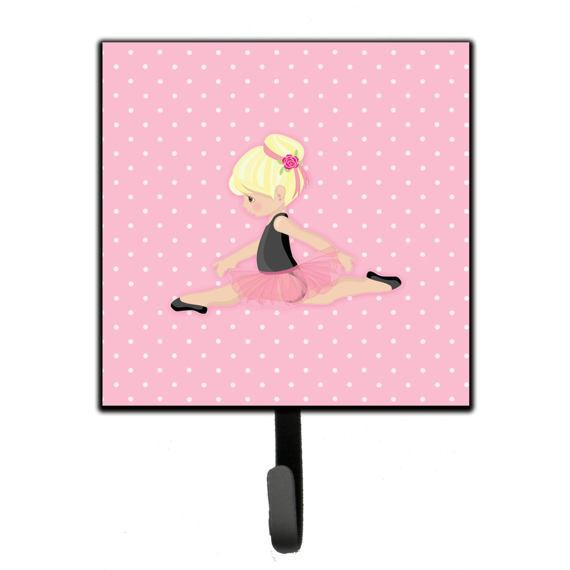 Caroline'S Treasures Ballerina Blonde Jete Wall Hook, Small, Multicolor