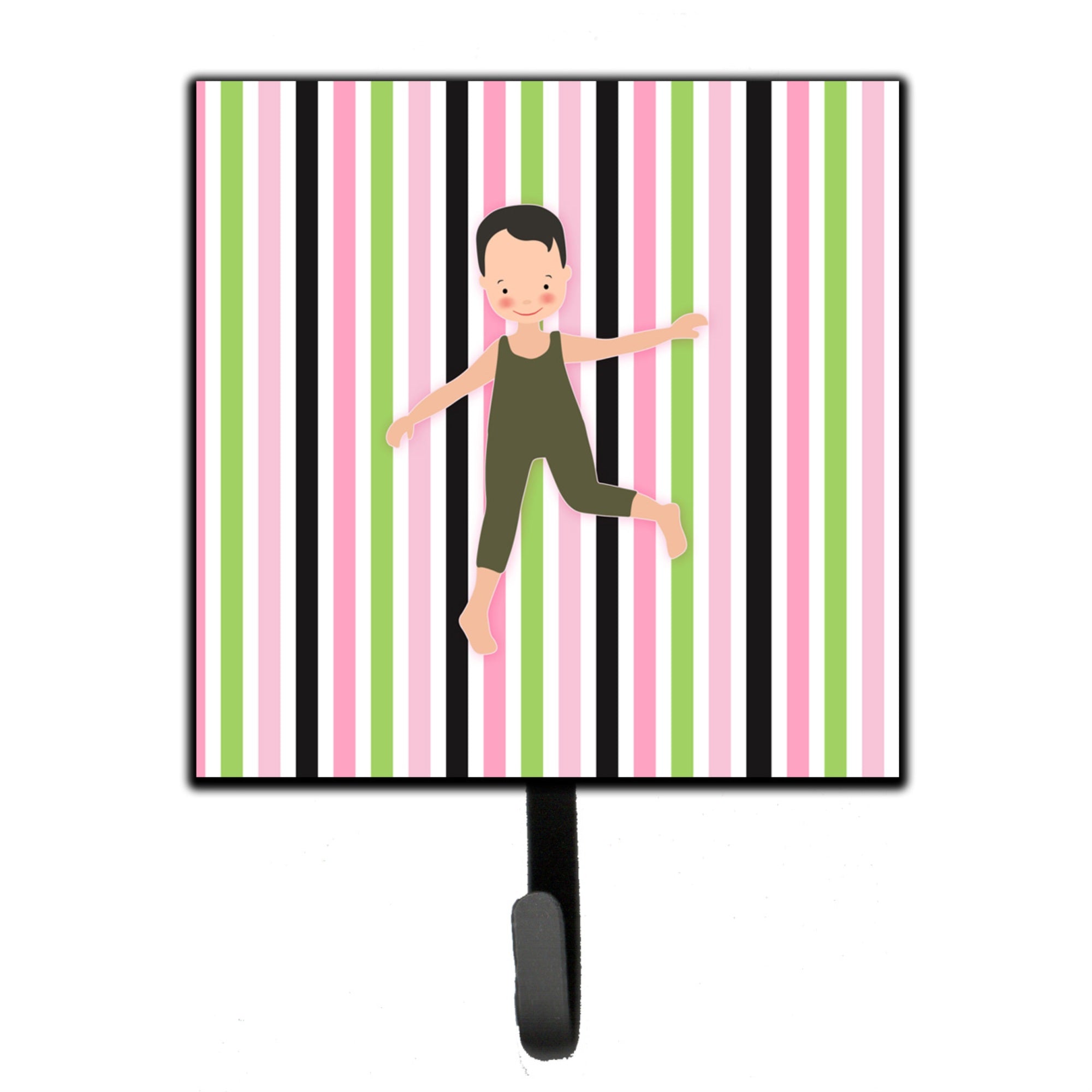 Caroline'S Treasures Boy Dancer Bikatard Wall Hook, Small, Multicolor