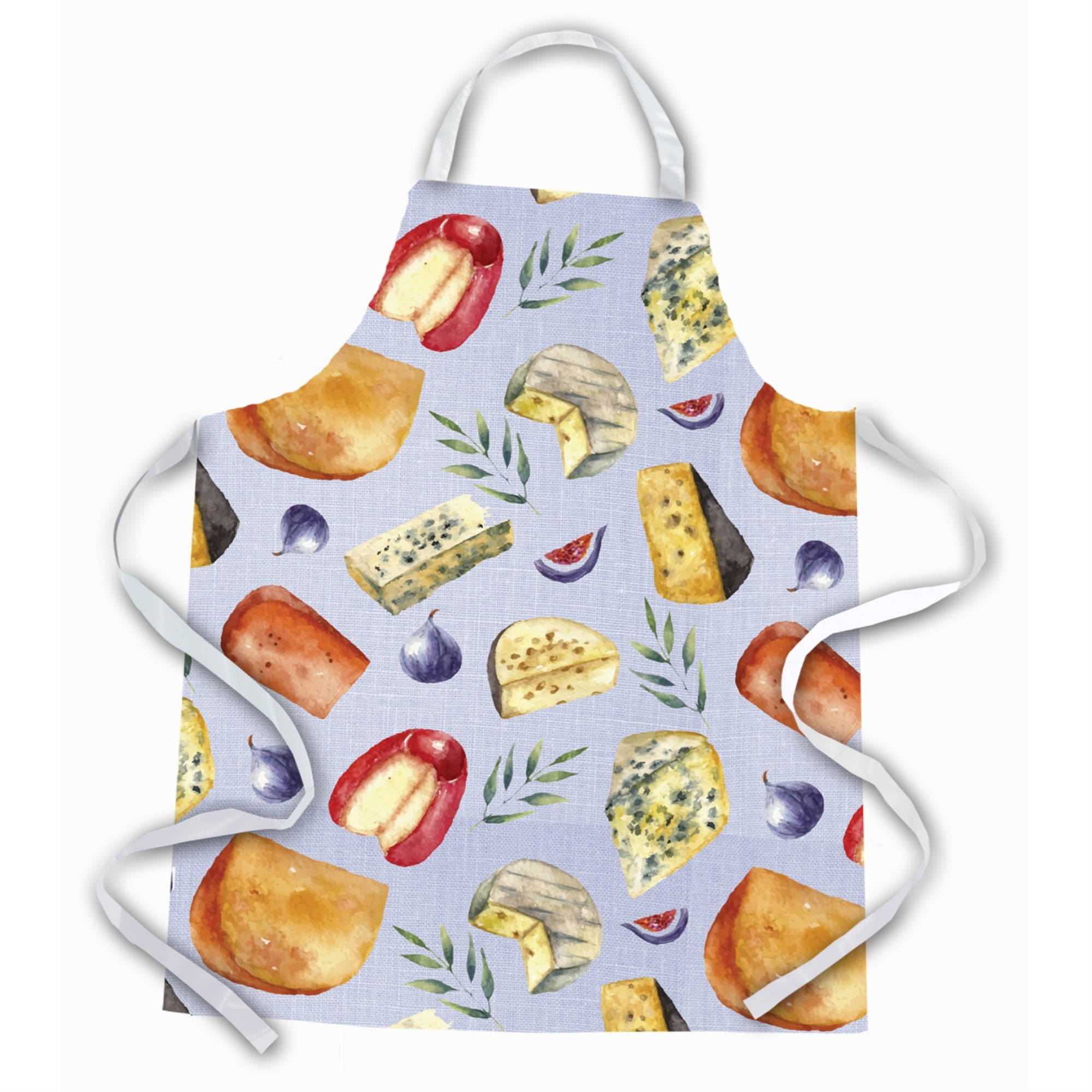 Caroline'S Treasures Assortment Of Cheeses Apron, Large, Multicolor
