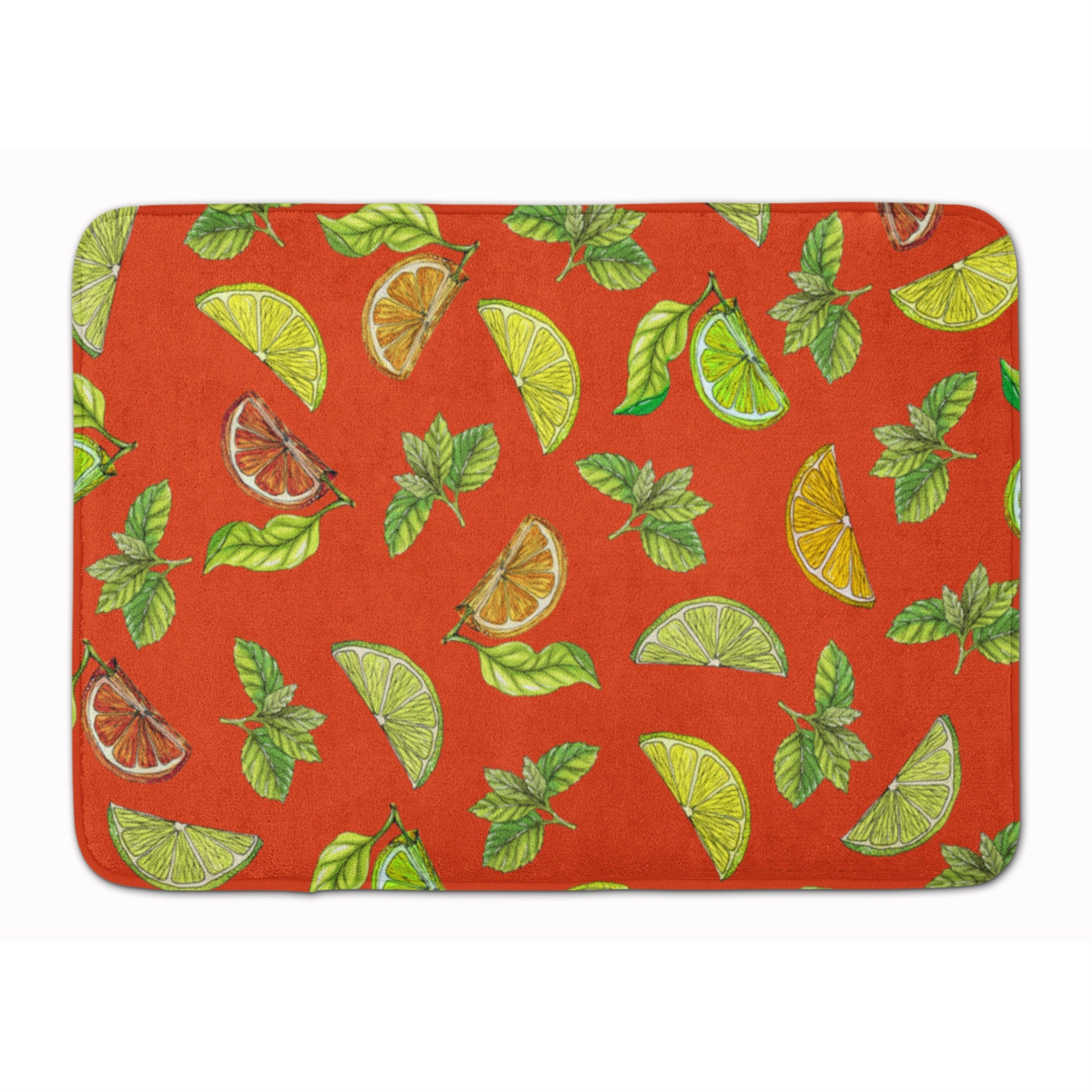 Caroline'S Treasures Lemons, Limes And Oranges Floor Mat, 19 H X 27 W, Multicolor
