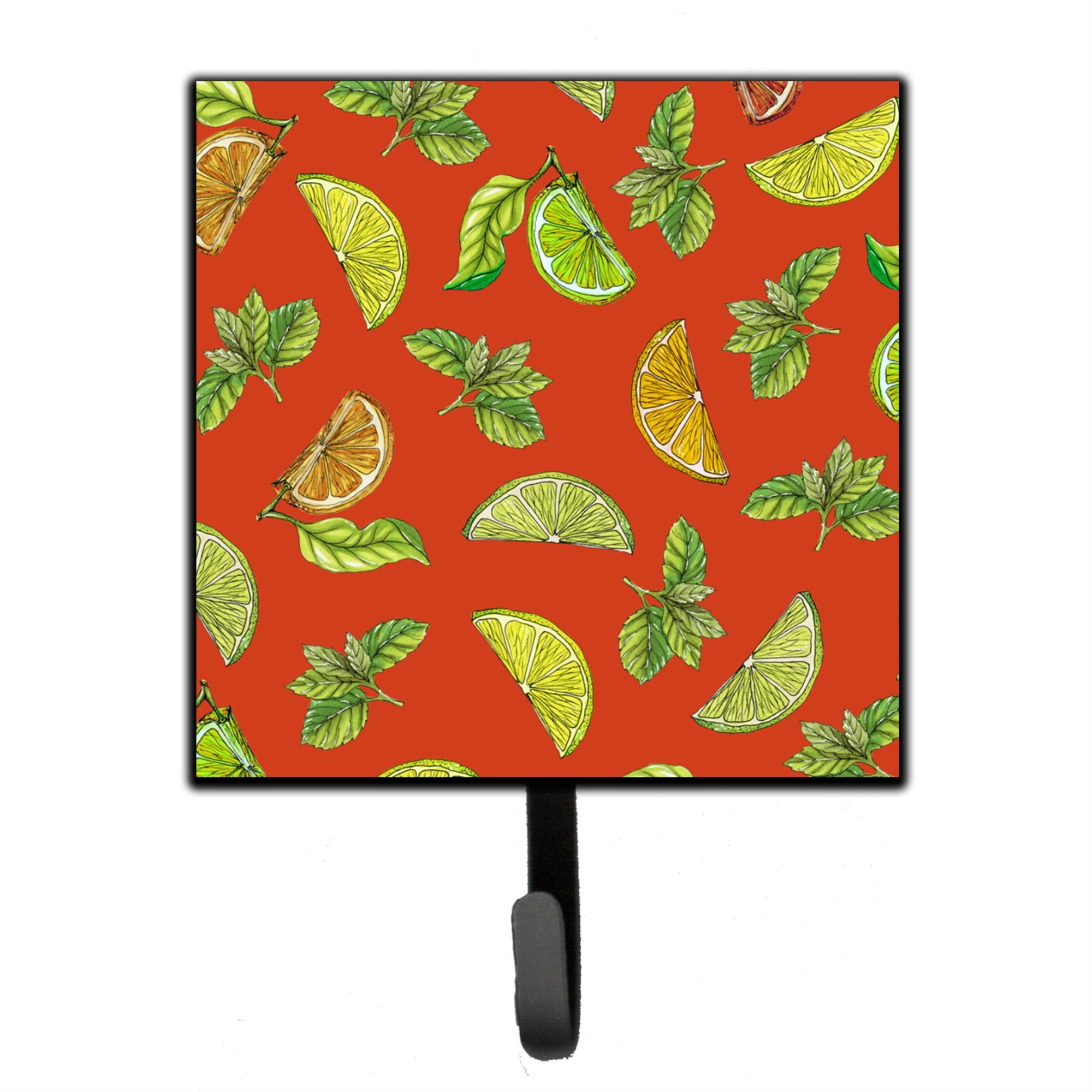Caroline'S Treasures Lemons, Limes And Oranges Wall Hook, Small, Multicolor