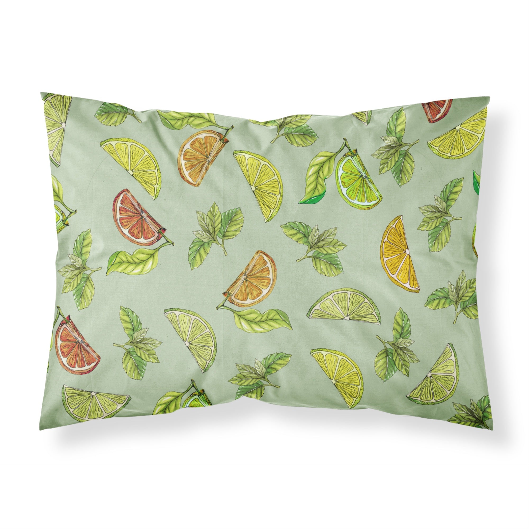 Caroline'S Treasures Lemons, Limes And Oranges Pillowcase, Standard, Multicolor