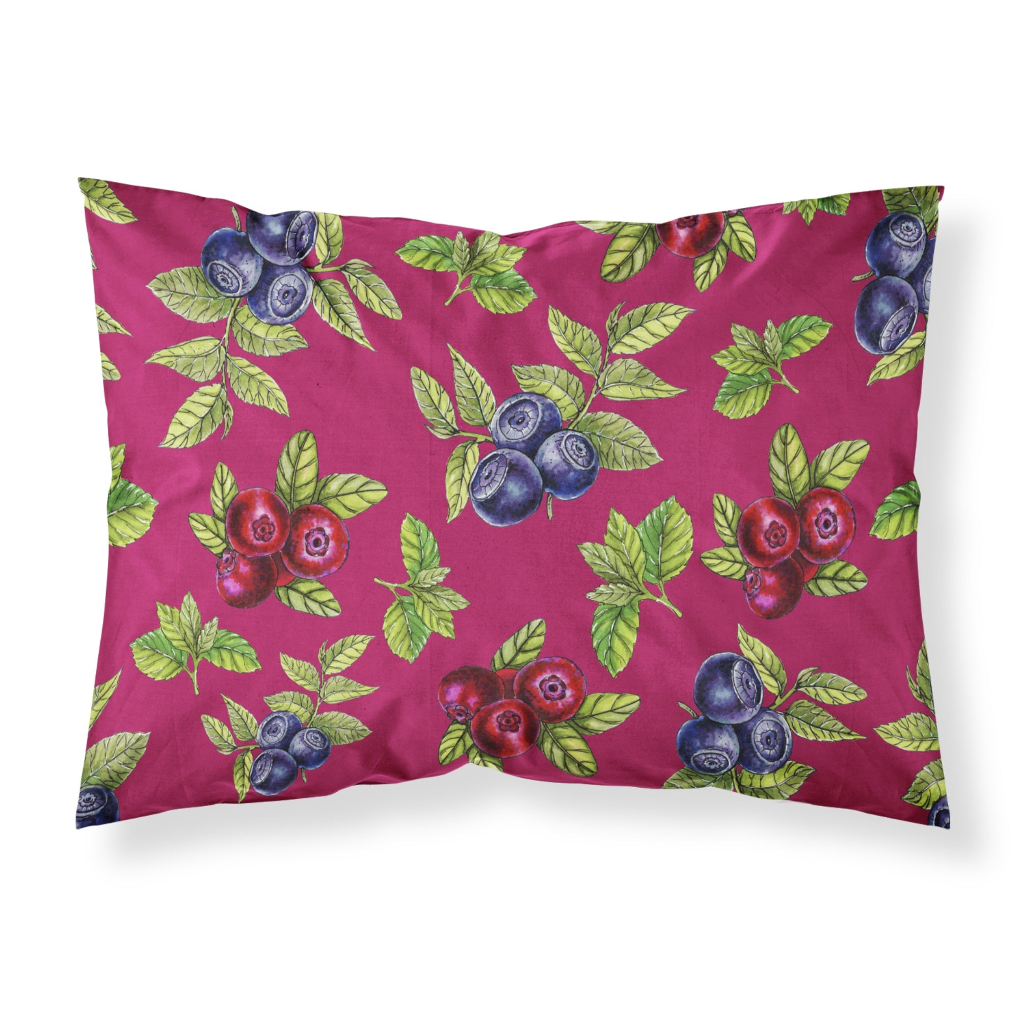 Caroline'S Treasures Berries Pillowcase, Standard, Multicolor