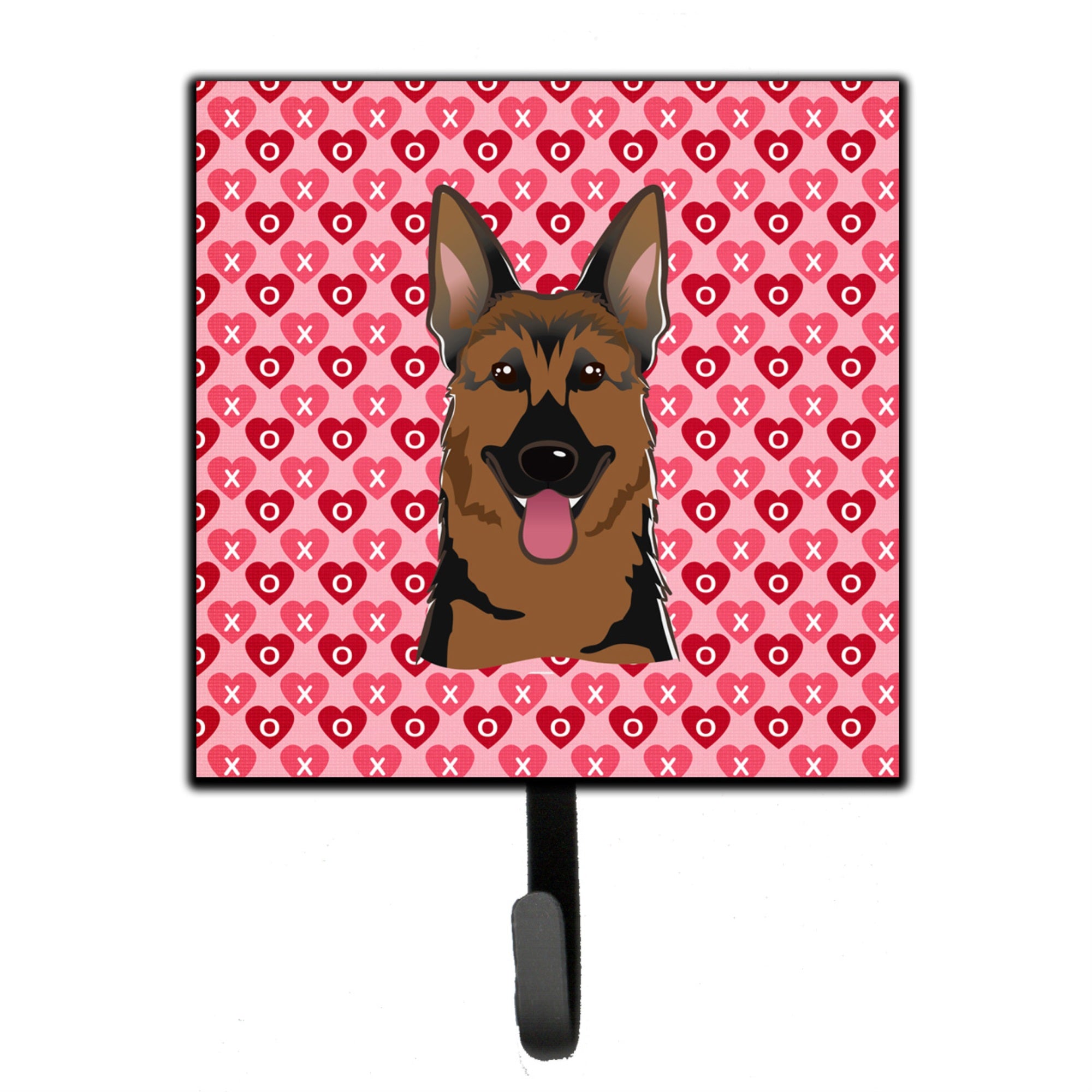 Caroline'S Treasures German Shepherd Hearts Wall Hook, Small, Multicolor