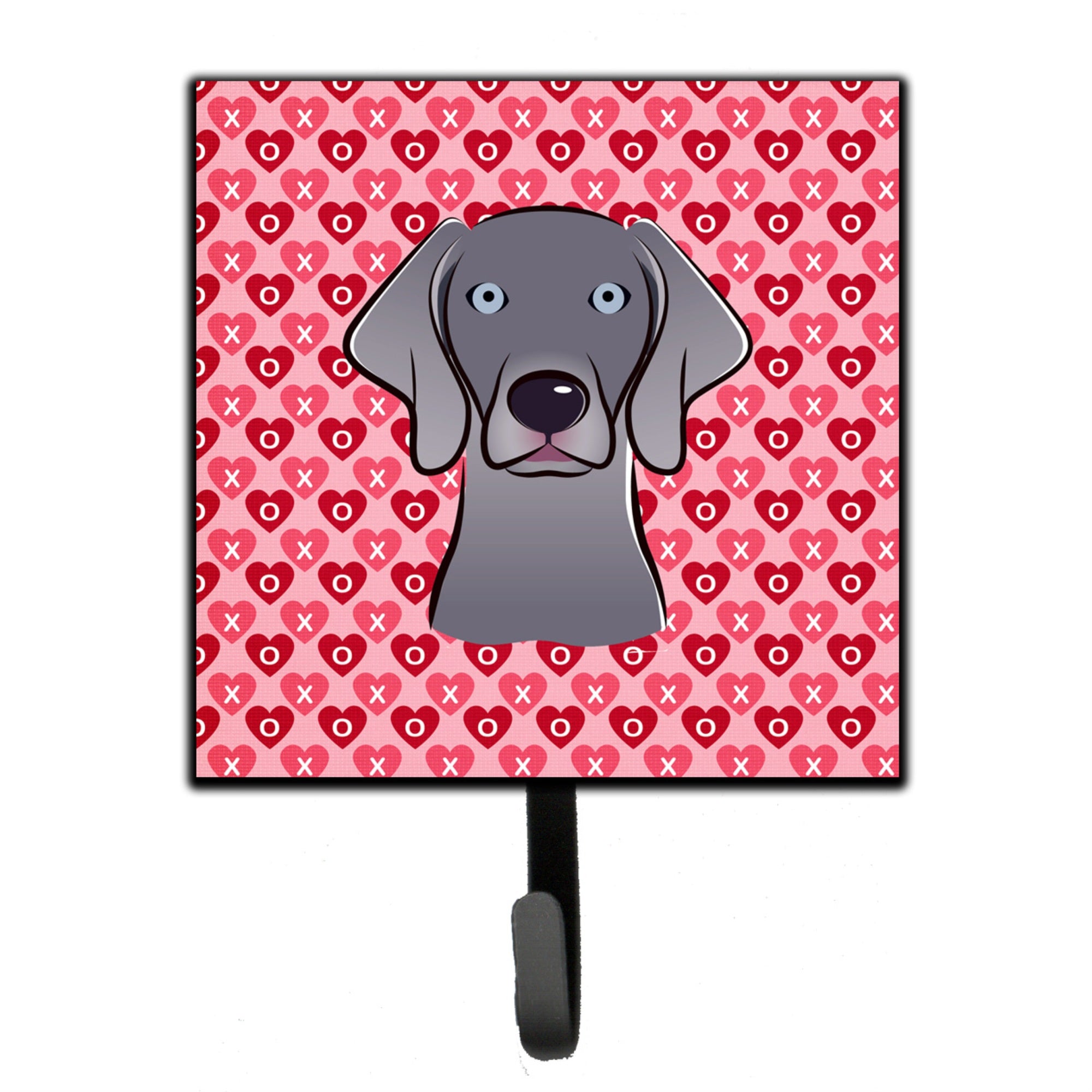 Caroline'S Treasures Weimaraner Hearts Wall Hook, Small, Multicolor
