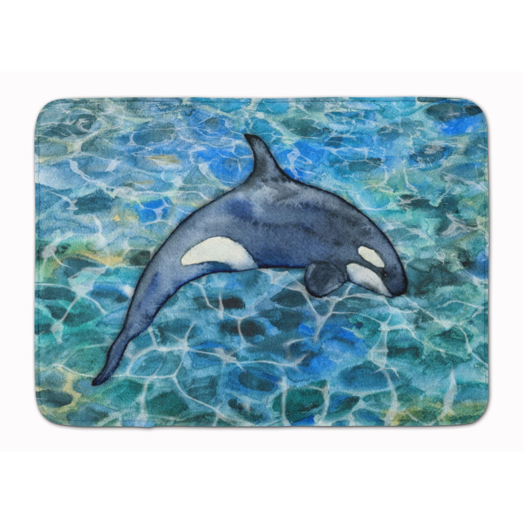 Caroline'S Treasures Killer Whale Orca #2 Floor Mat, 19 H X 27 W, Multicolor