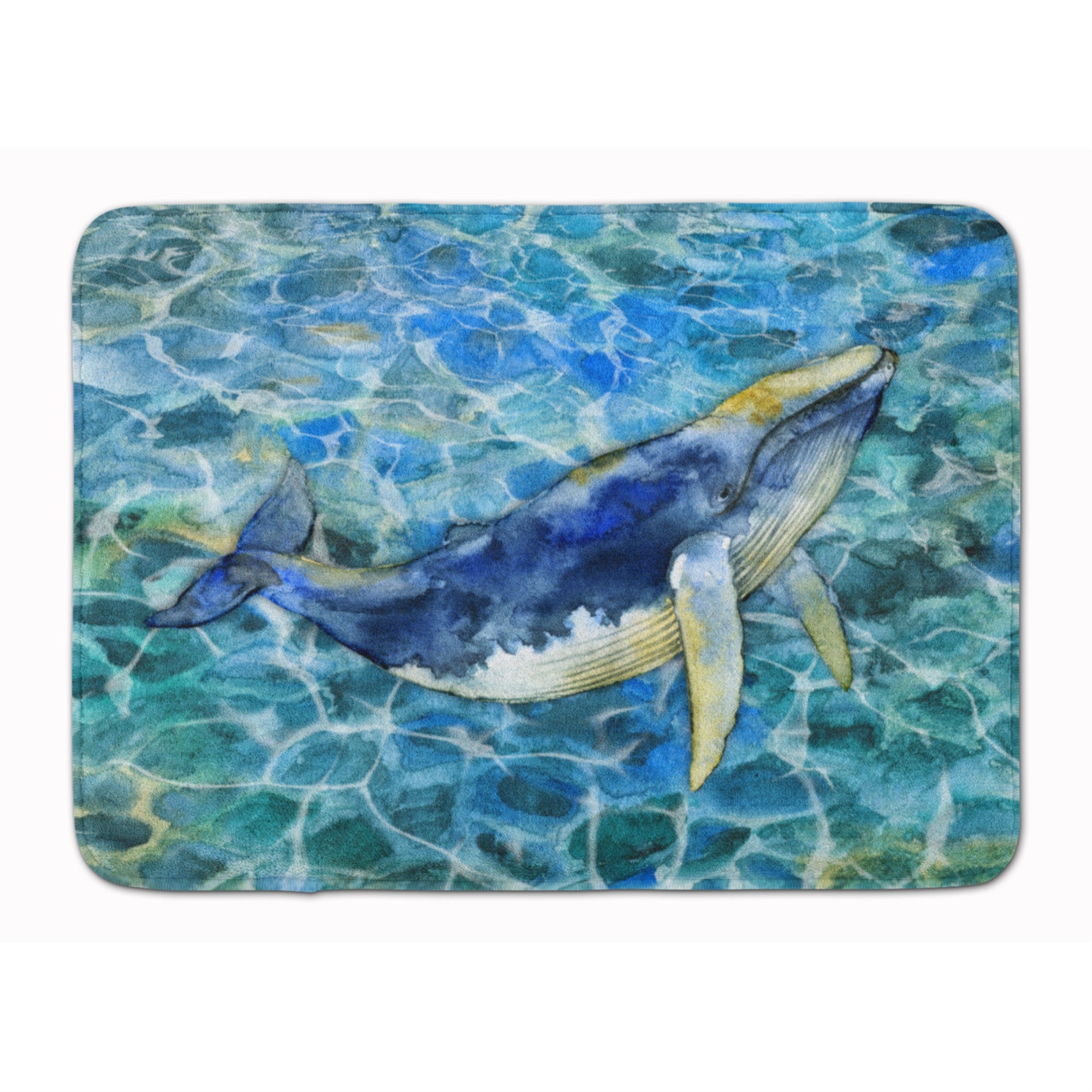 Caroline'S Treasures Humpback Whale Floor Mat, 19 H X 27 W, Multicolor