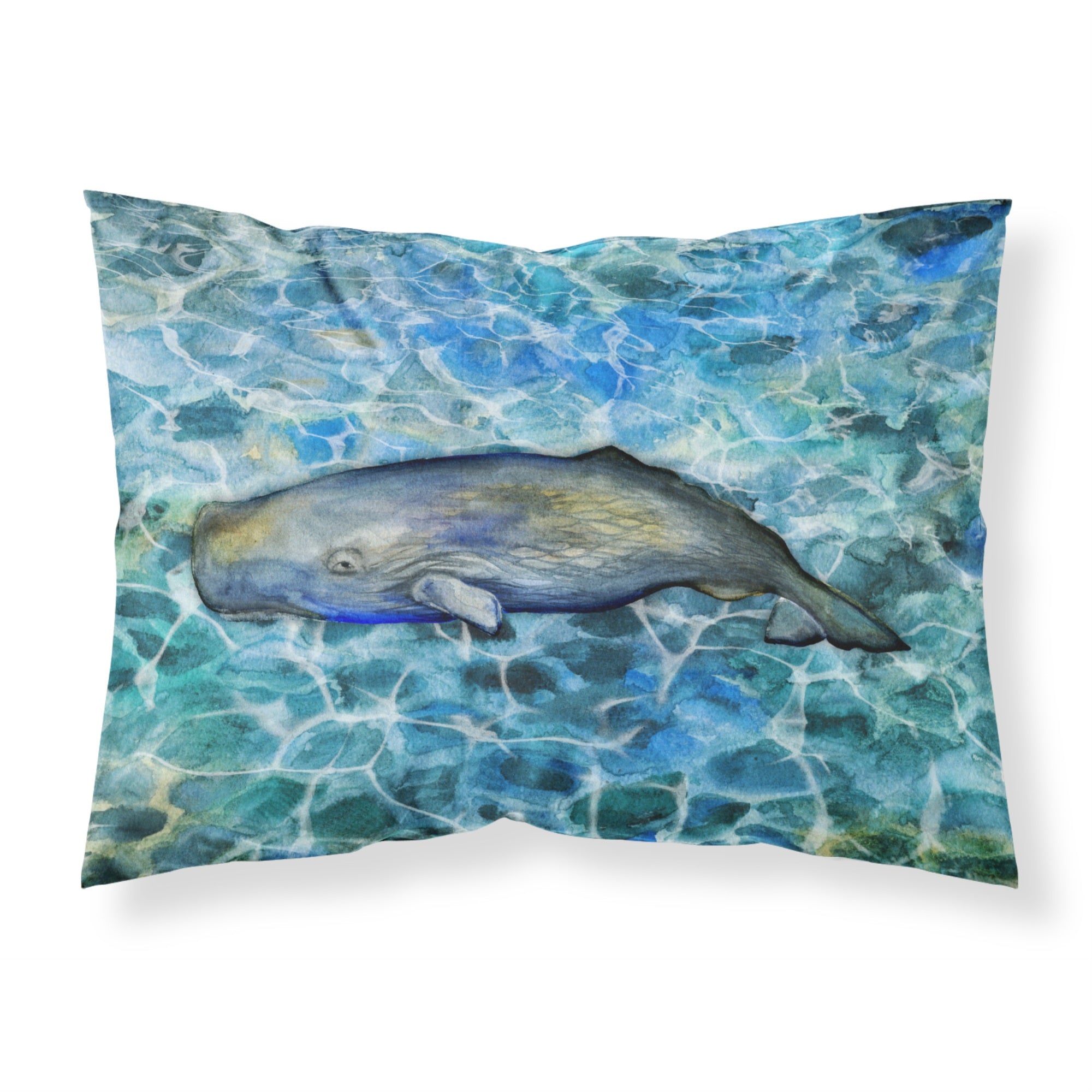 Caroline'S Treasures Sperm Whale Cachalot Pillowcase, Standard, Multicolor