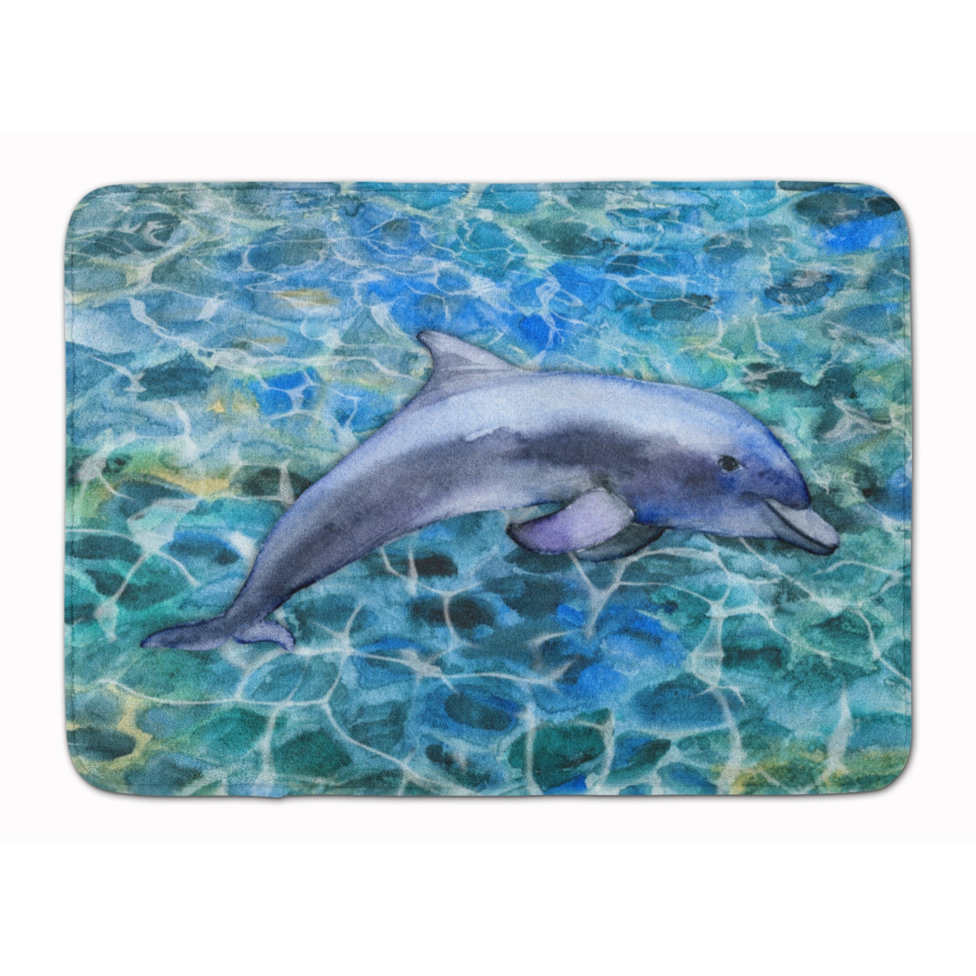 Caroline'S Treasures Dolphin Floor Mat, 19 H X 27 W, Multicolor