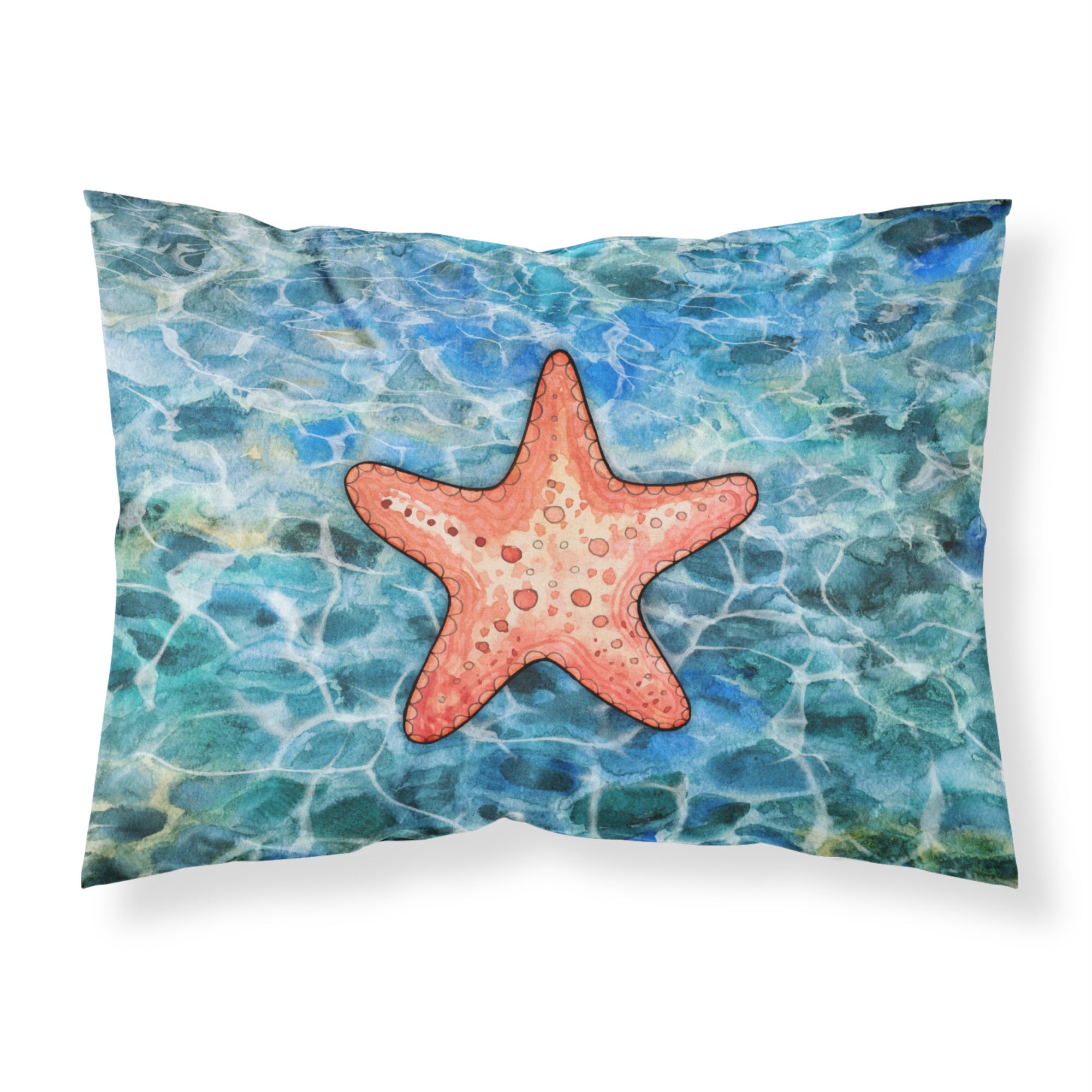 Caroline'S Treasures Starfish Pillowcase, Standard, Multicolor