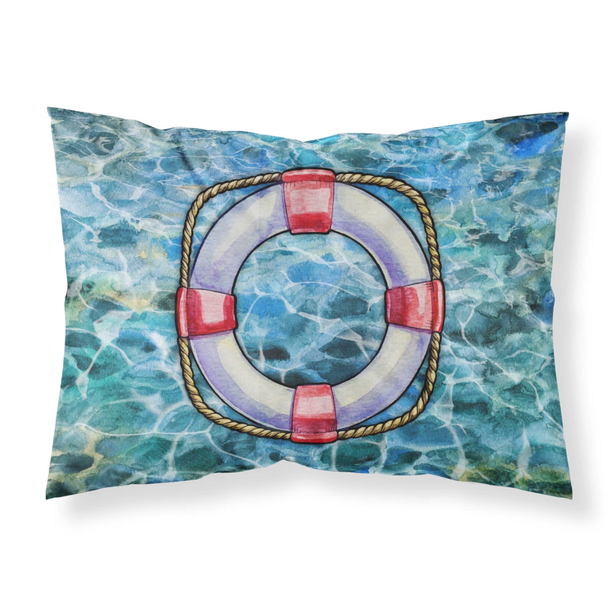 Caroline'S Treasures Life Saver Pillowcase, Standard, Multicolor