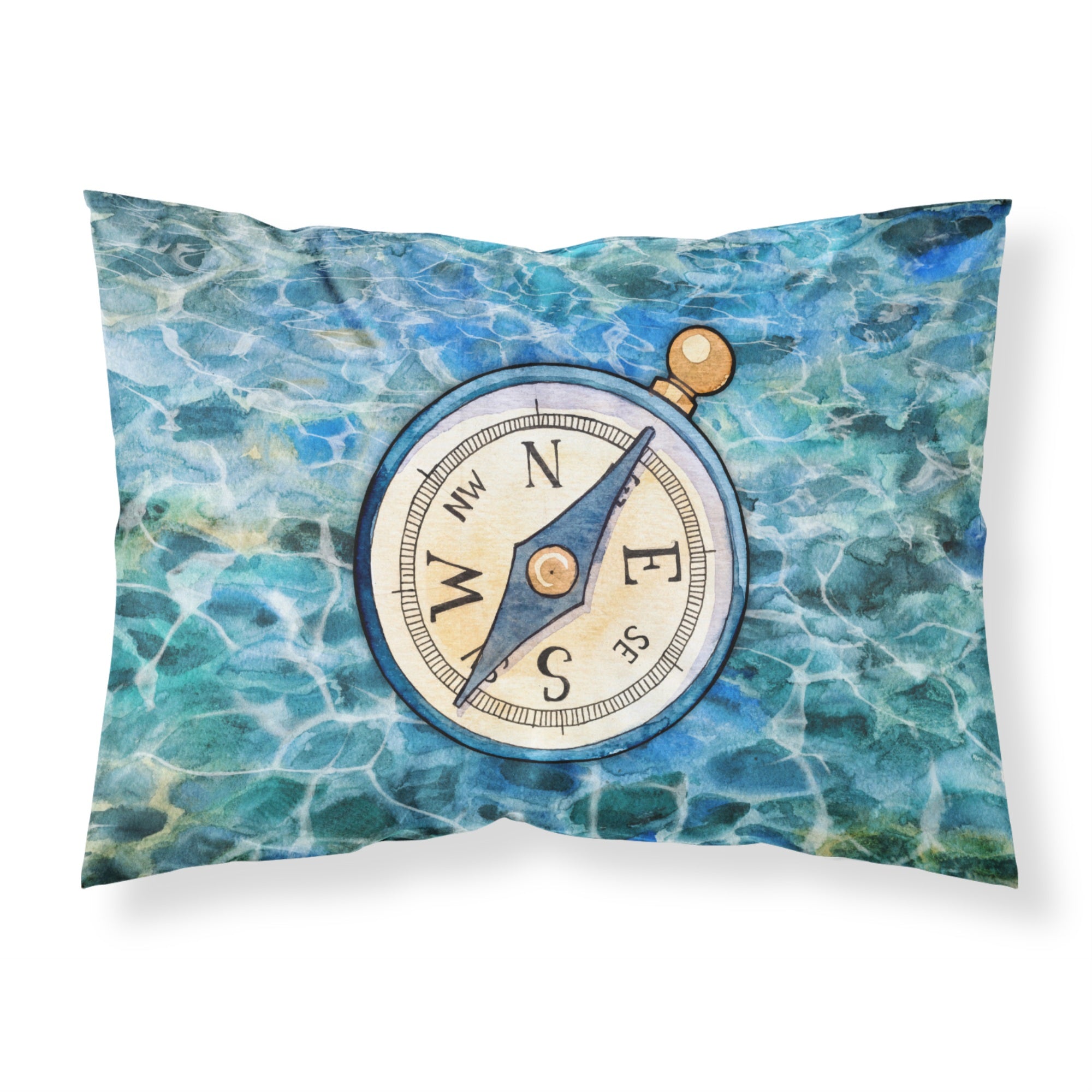 Caroline'S Treasures Compass Pillowcase, Standard, Multicolor