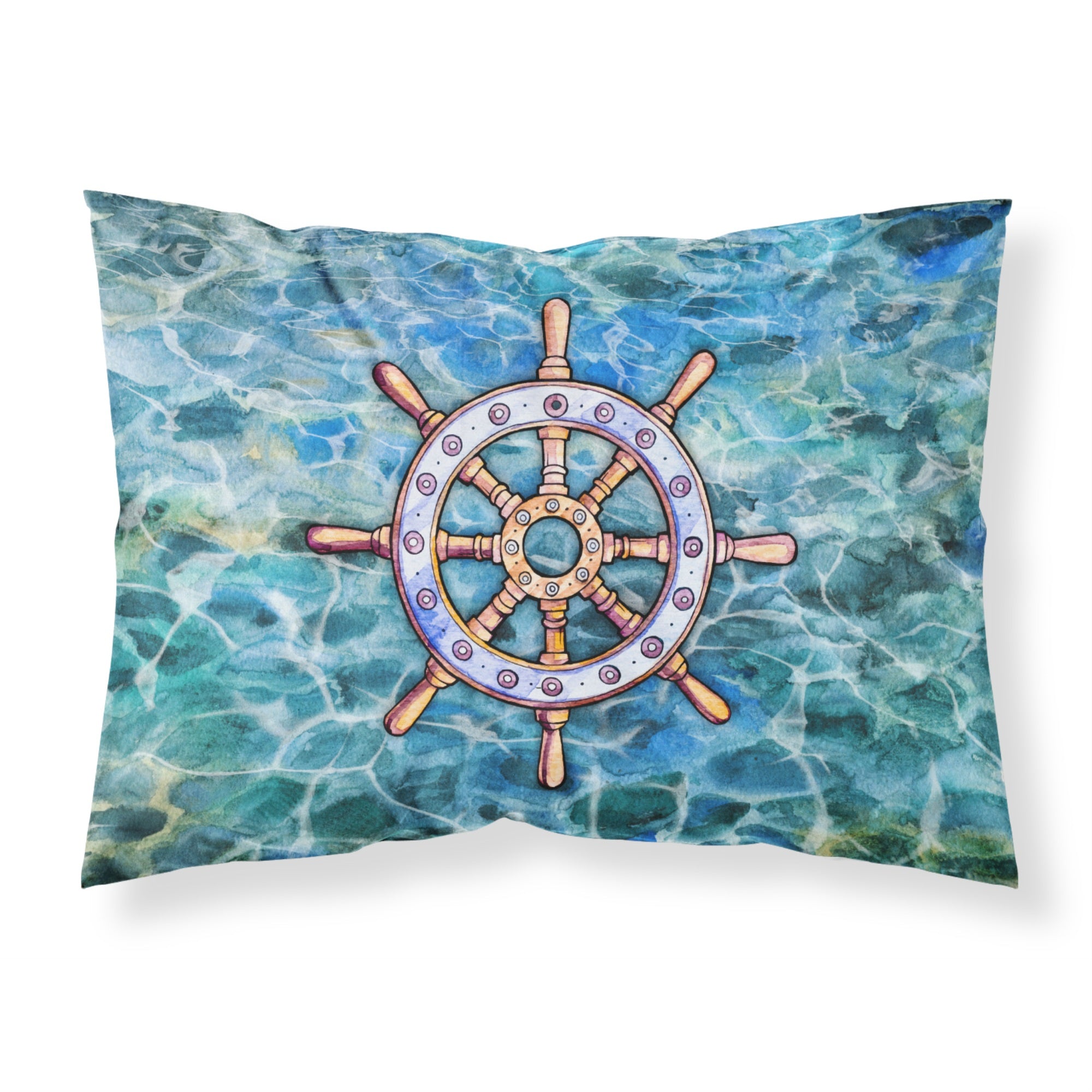 Caroline'S Treasures Steering Wheel Helm Pillowcase, Standard, Multicolor