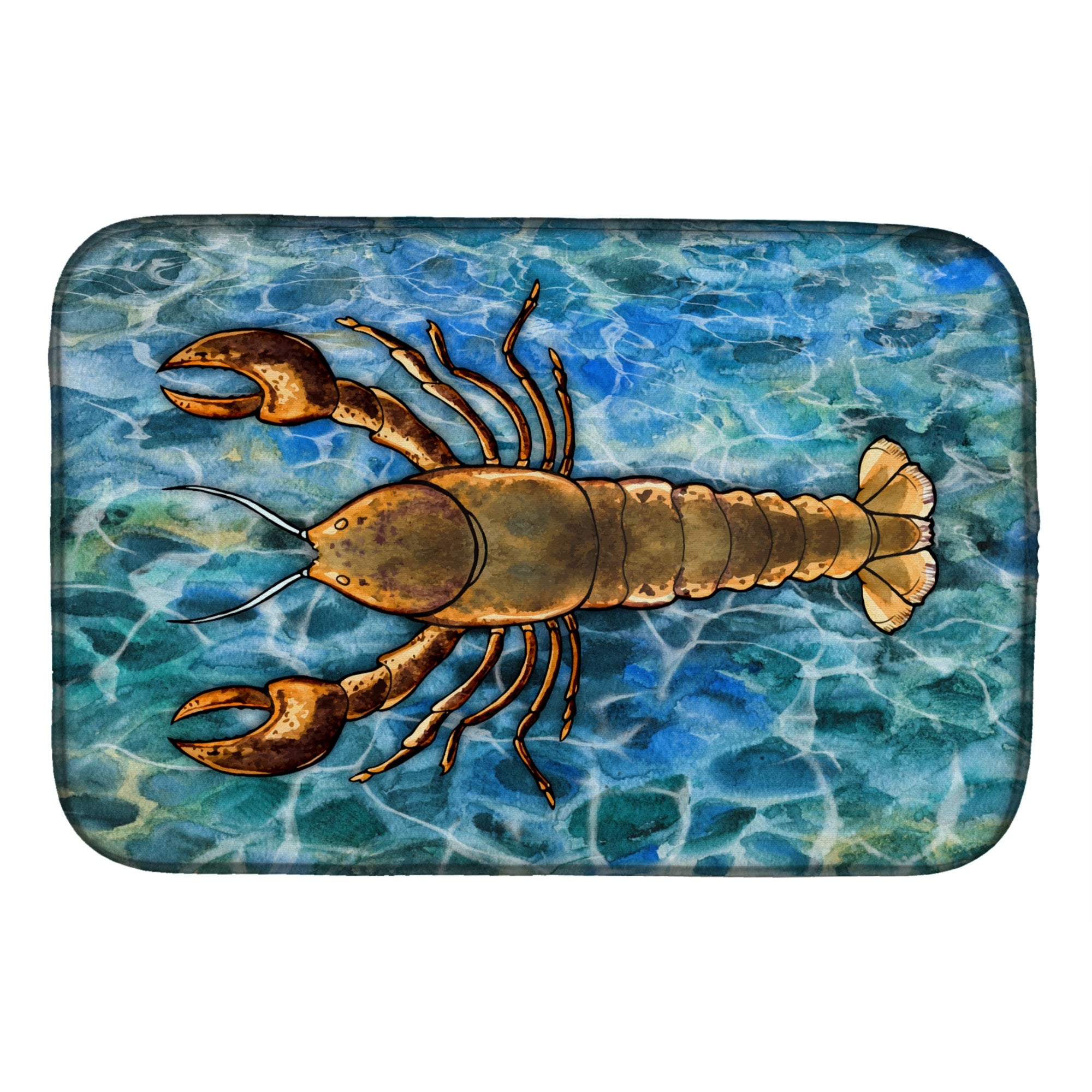 Caroline'S Treasures Lobster Dish Drying Mat, 14 X 21