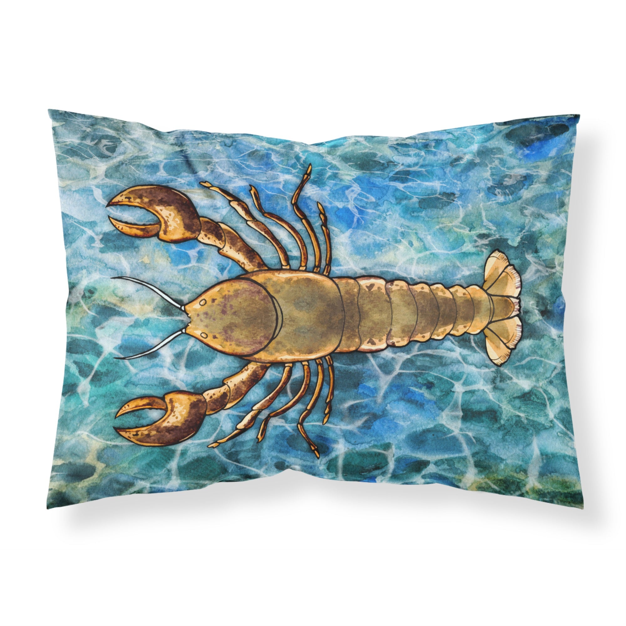 Caroline'S Treasures Lobster Pillowcase, Standard, Multicolor