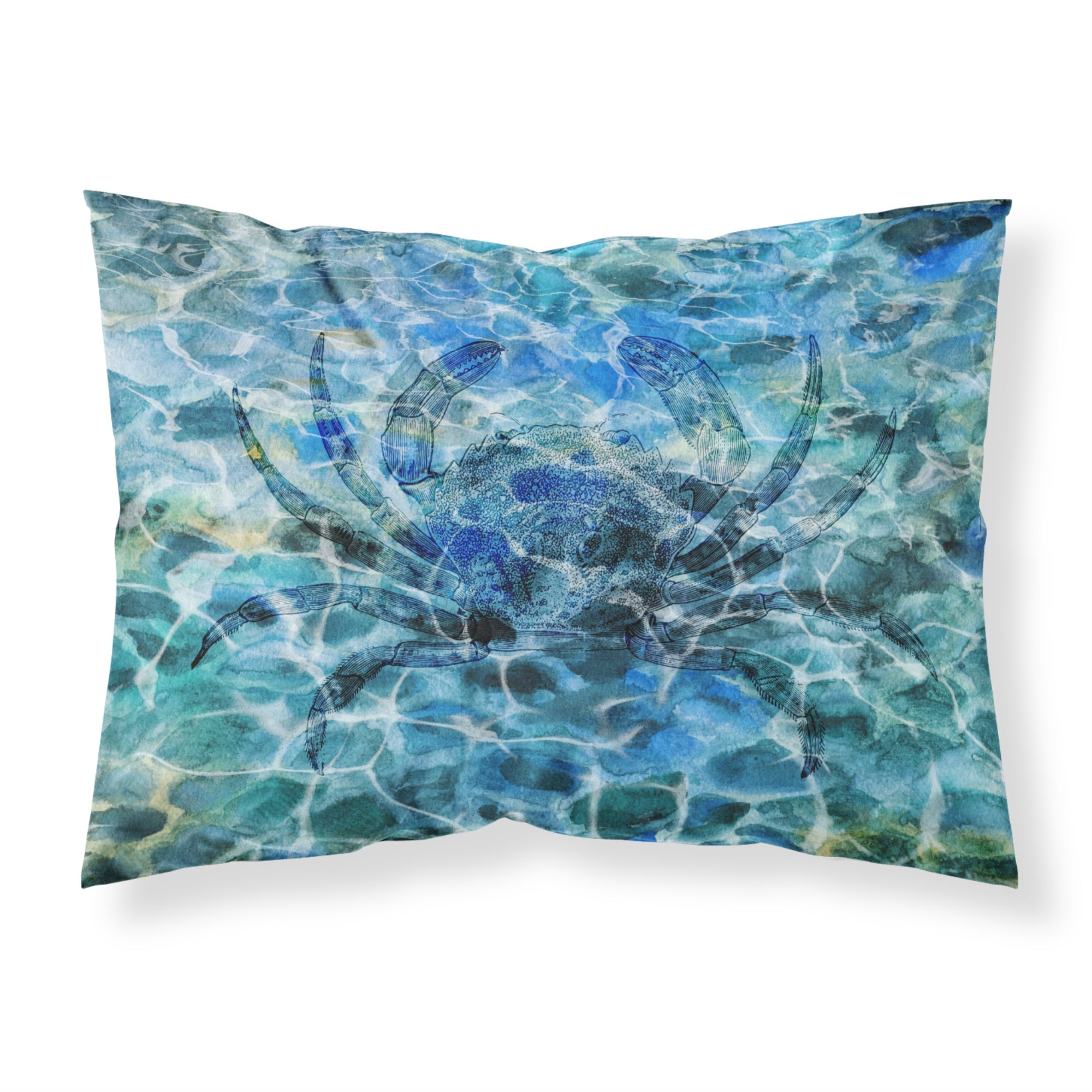 Caroline'S Treasures Crab Under Water Pillowcase, Standard, Multicolor