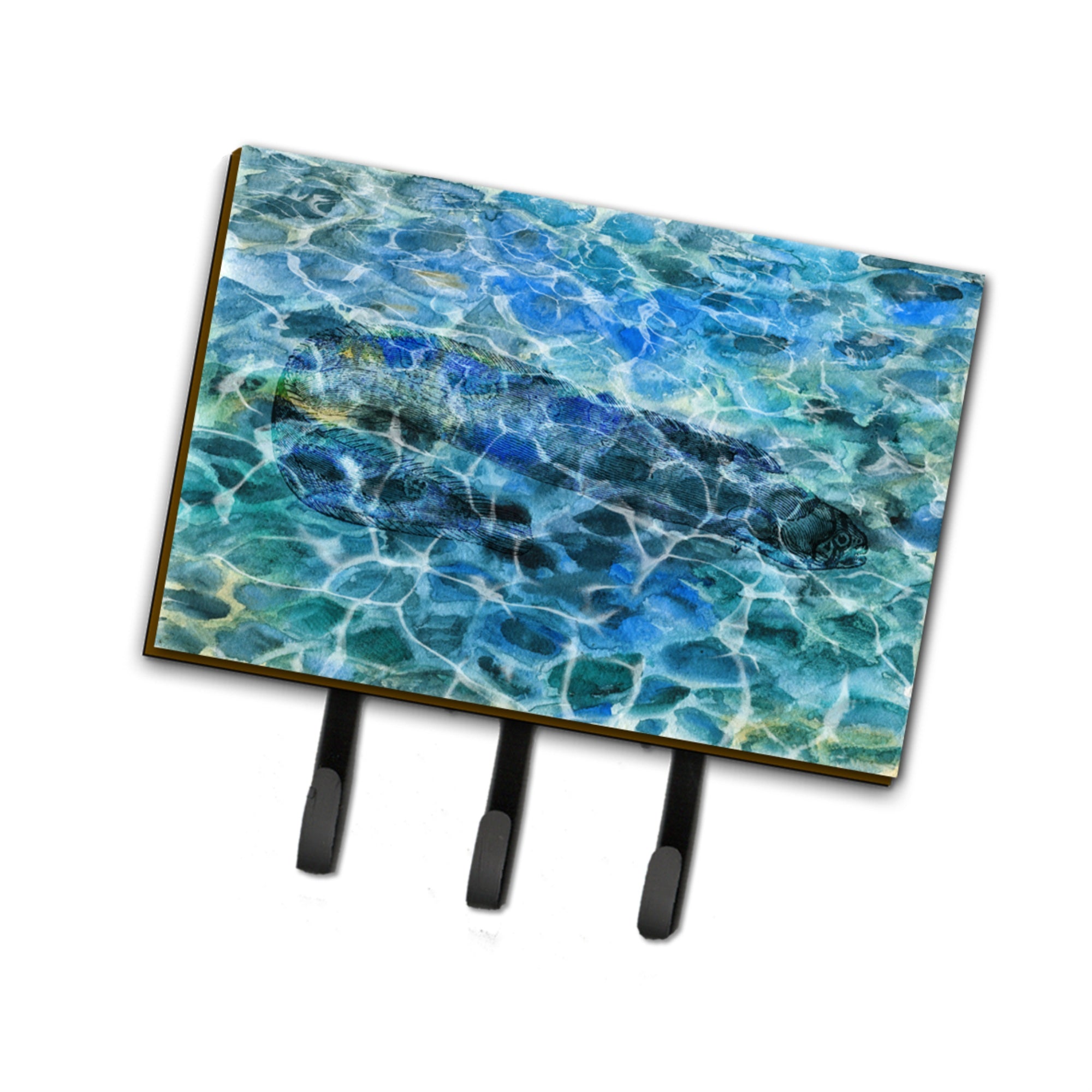 Caroline'S Treasures Eel Under Water Wall Hook, Triple