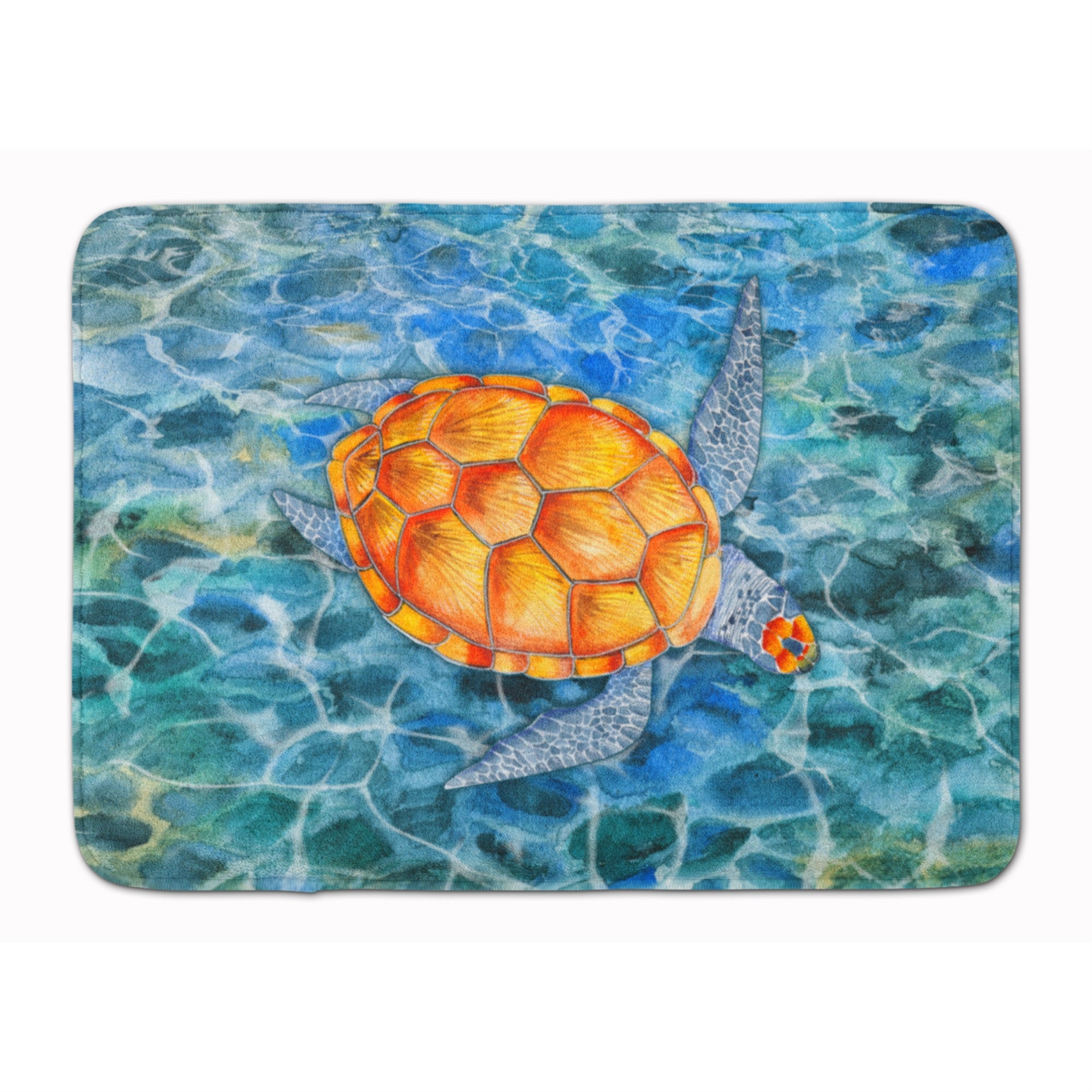 Caroline'S Treasures Sea Turtle Floor Mat, 19 H X 27 W, Multicolor