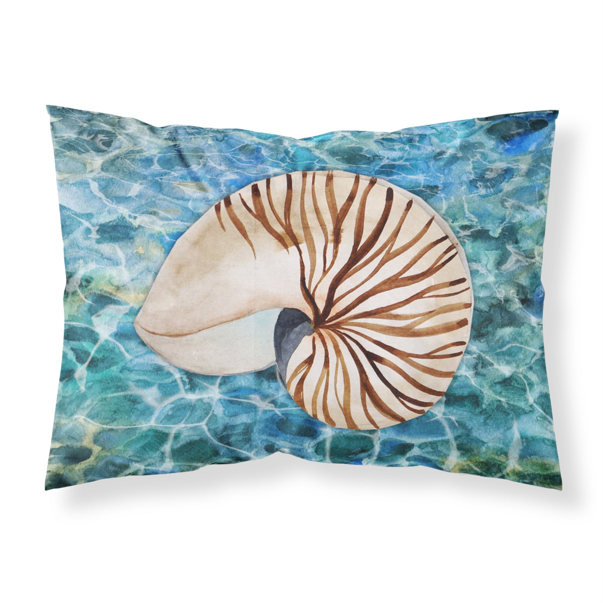 Caroline'S Treasures Sea Shell And Water Pillowcase, Standard, Multicolor