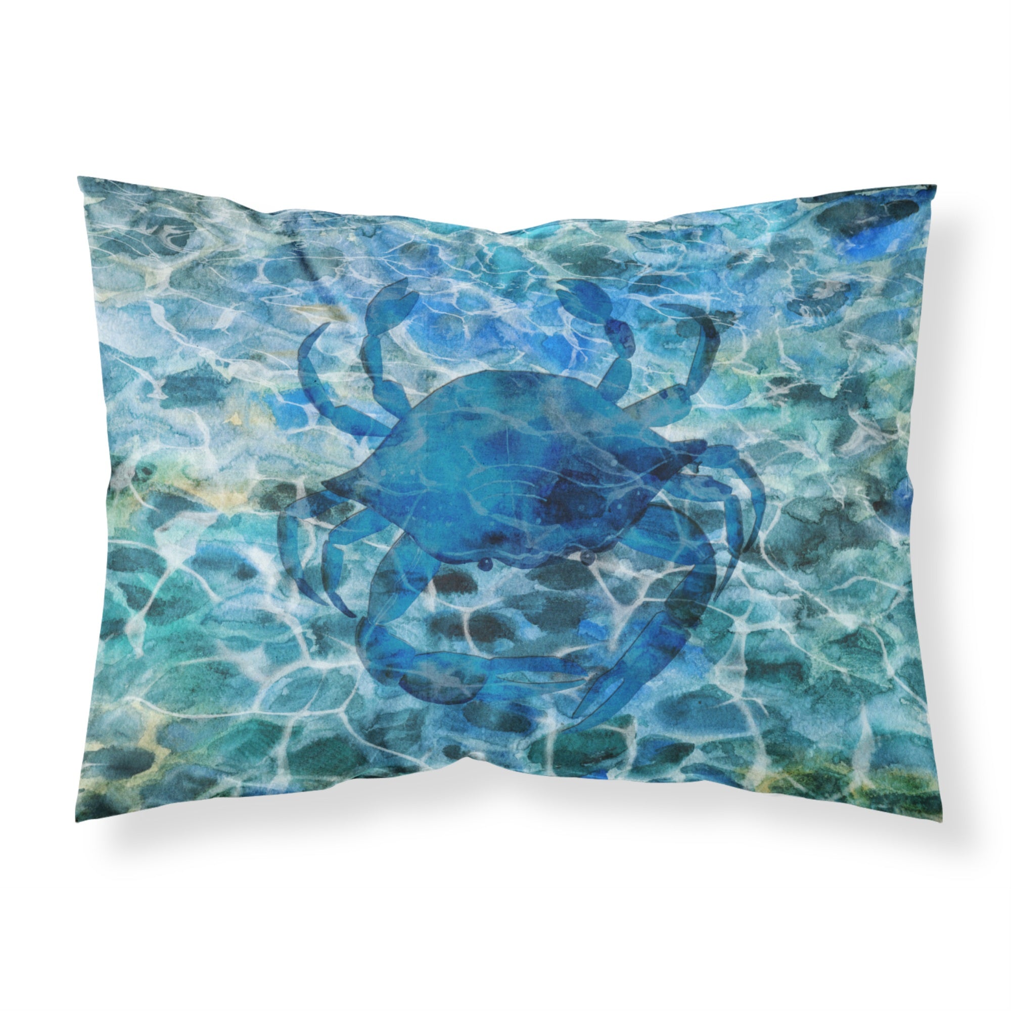 Caroline'S Treasures Blue Crab Under Water Pillowcase, Standard, Multicolor