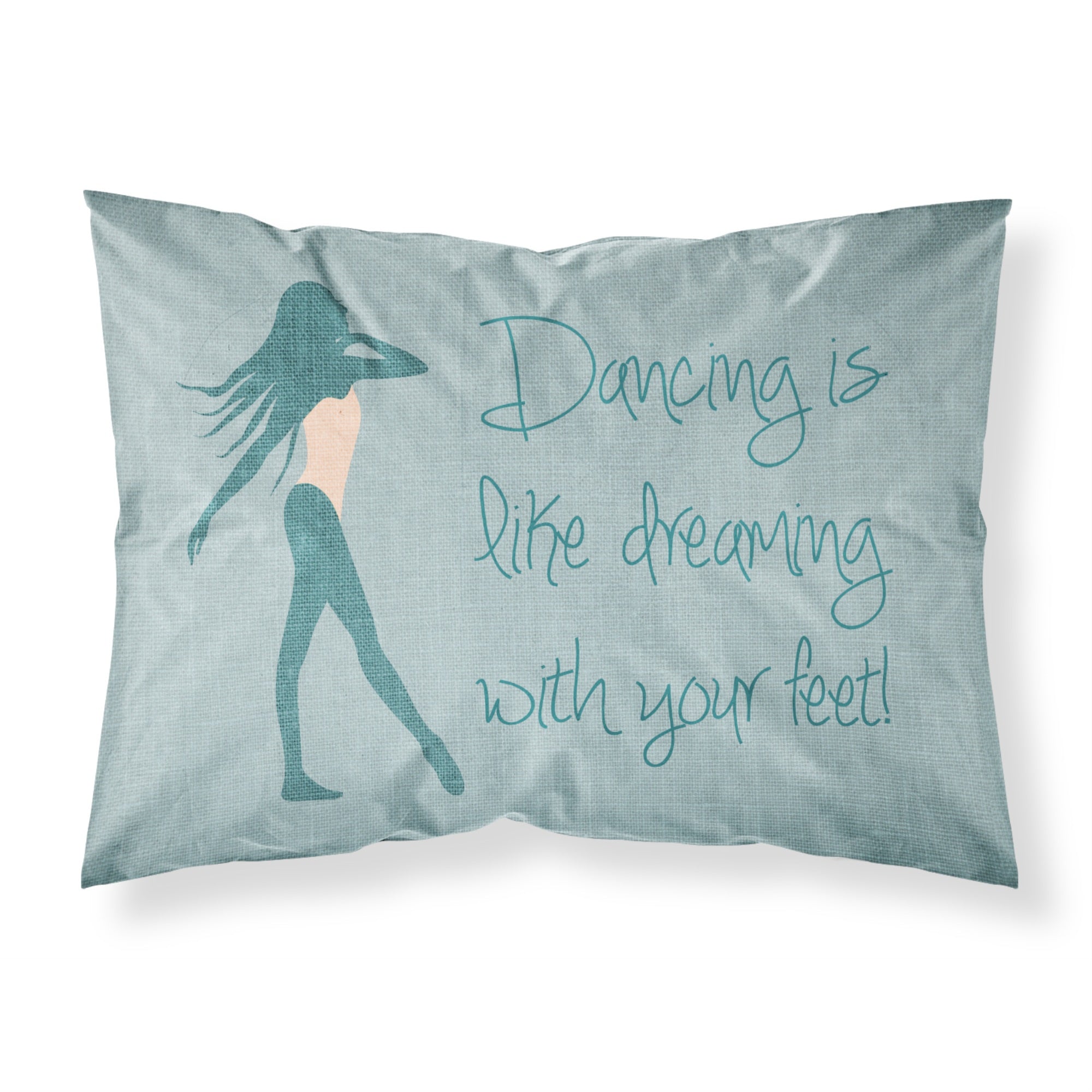 Caroline'S Treasures Dancing Is Like Dreaming #2 Pillowcase, Standard, Multicolor