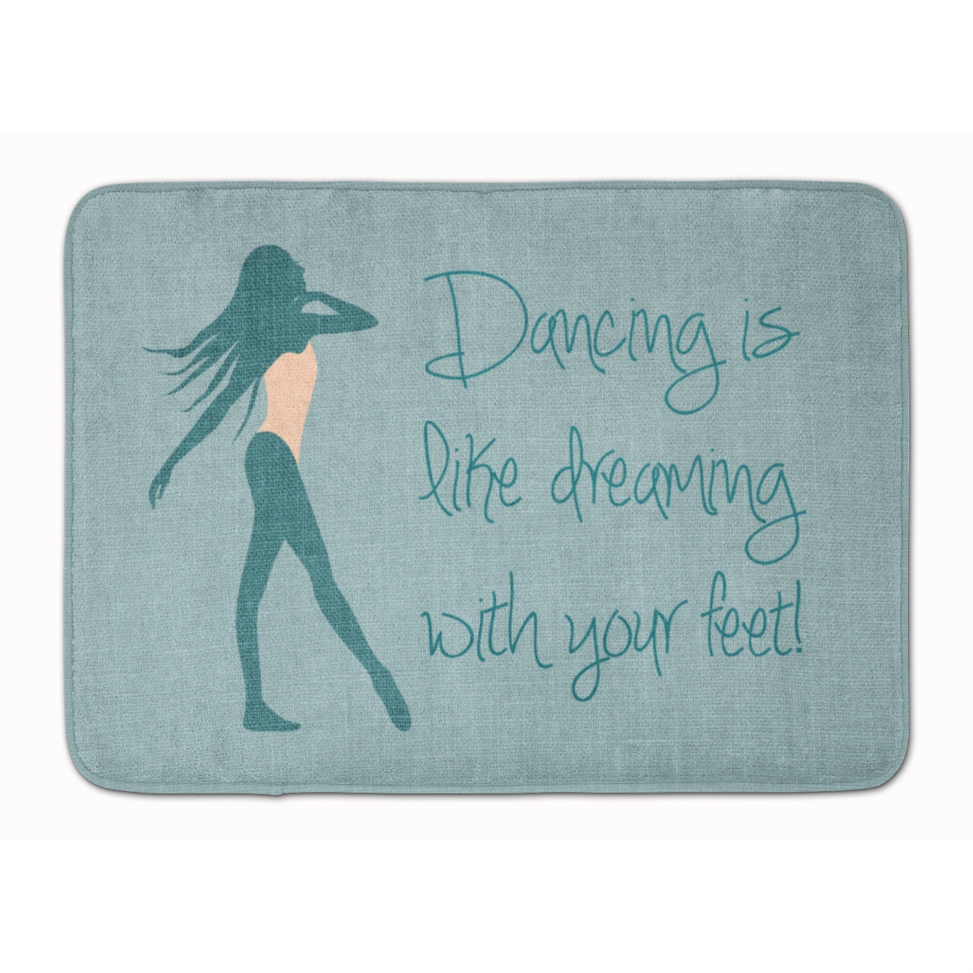 Caroline'S Treasures Dancing Is Like Dreaming #2 Floor Mat, 19 H X 27 W, Multicolor