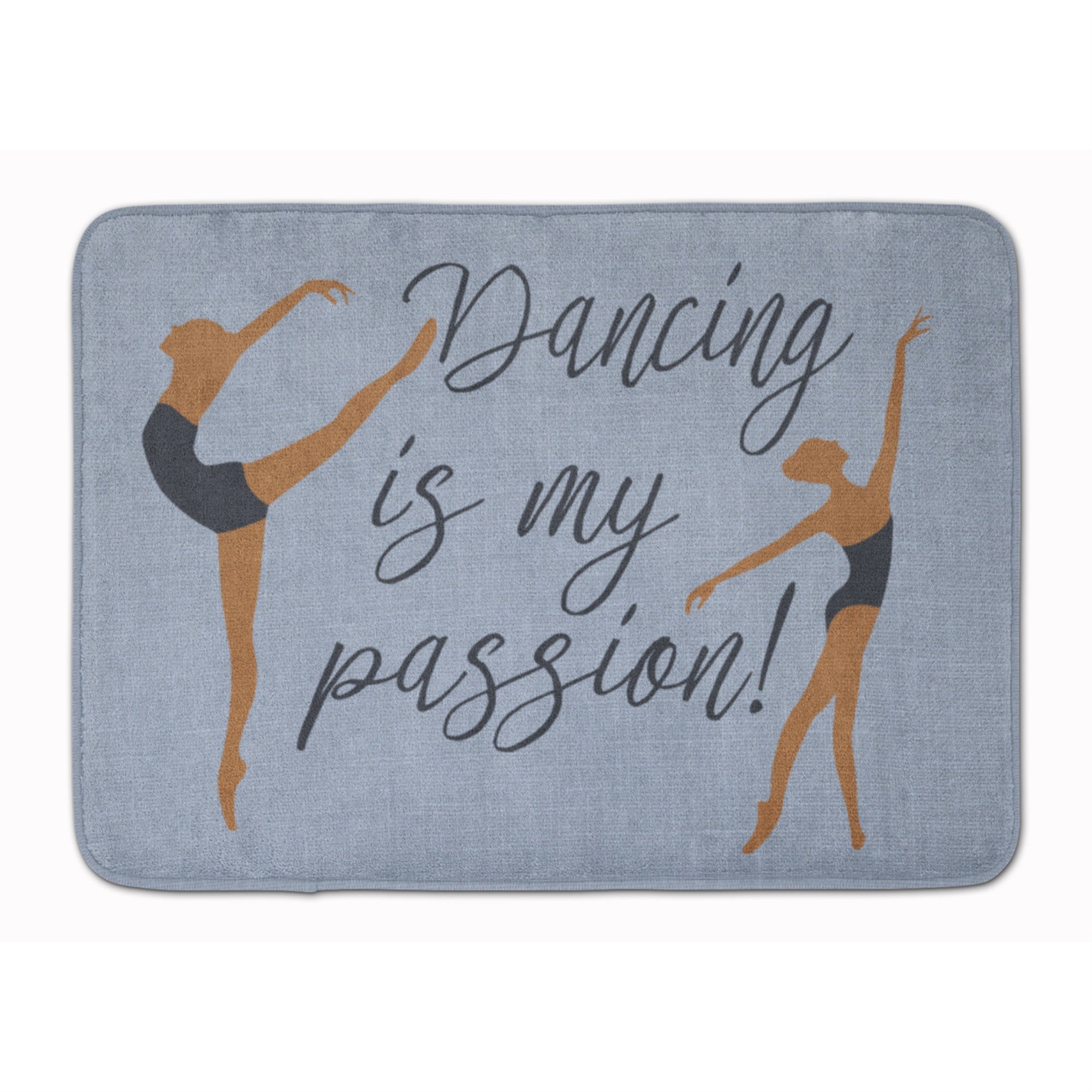 Caroline'S Treasures Dancing Is My Passion Floor Mat, 19 H X 27 W, Multicolor