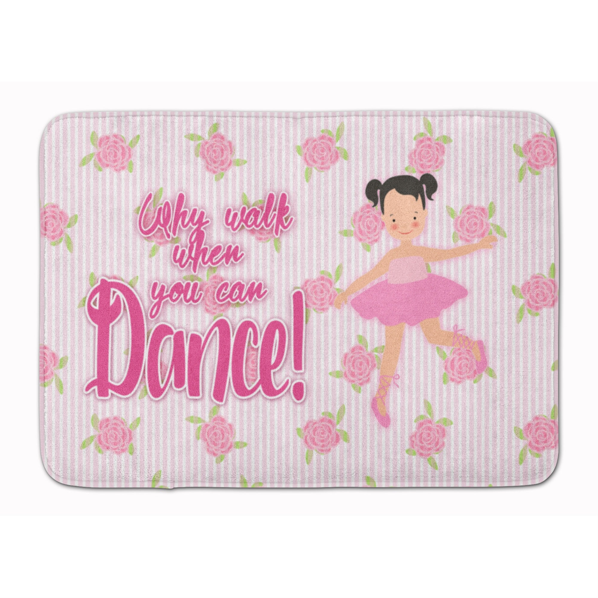 Caroline'S Treasures Ballet Pigtails Floor Mat, 19 H X 27 W, Multicolor