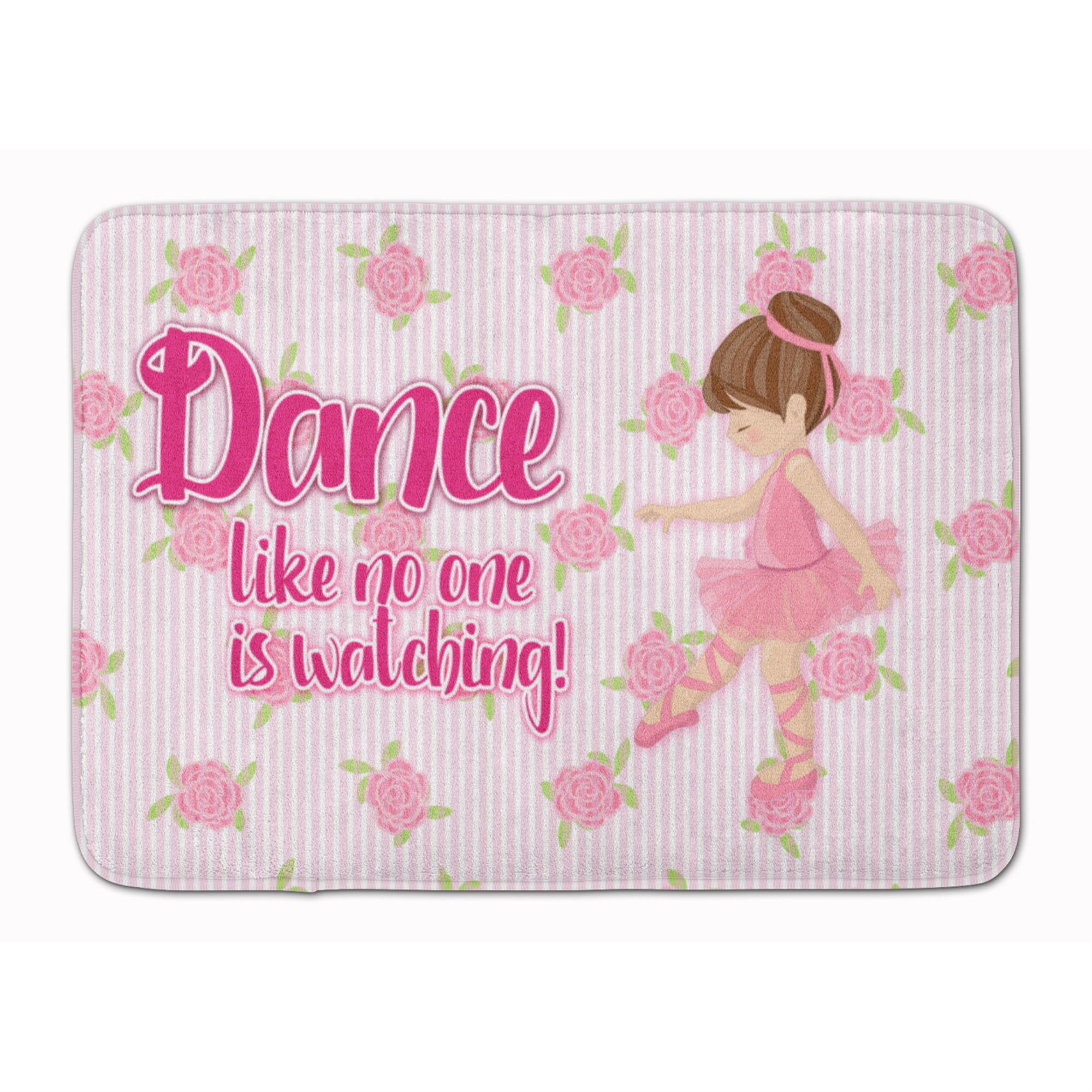 Caroline'S Treasures Ballet Dance Brunette Floor Mat, 19 H X 27 W, Multicolor