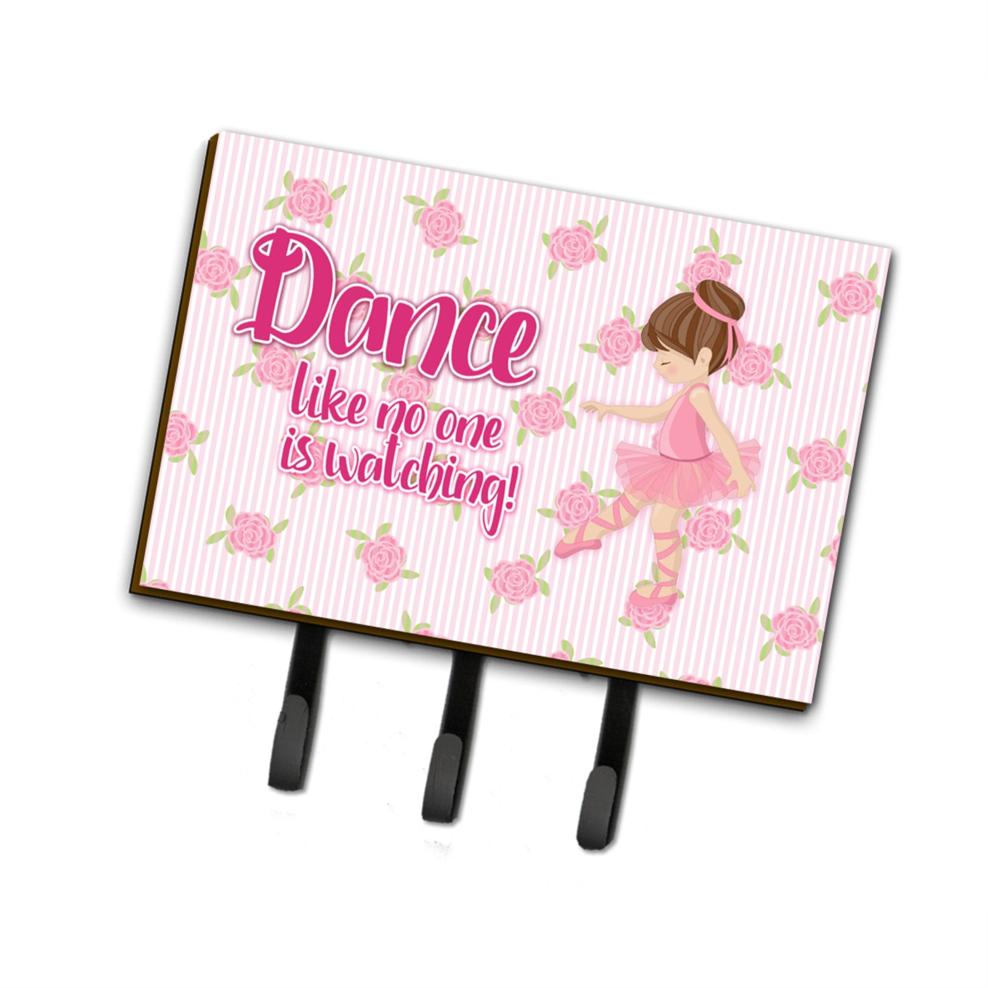 Caroline'S Treasures Ballet Dance Brunette Wall Hook, Triple