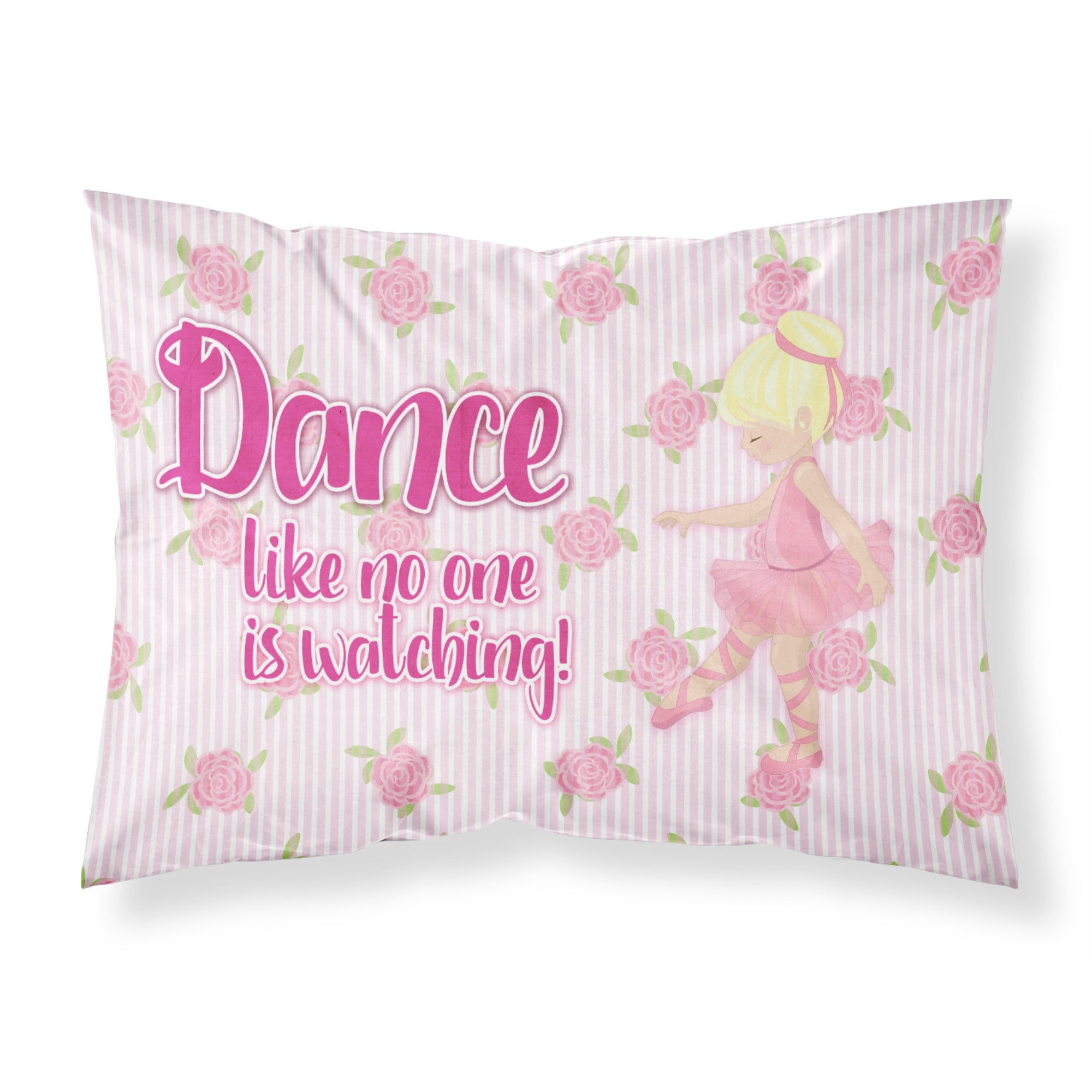 Caroline'S Treasures Ballet Dance Blonde Pillowcase, Standard, Multicolor