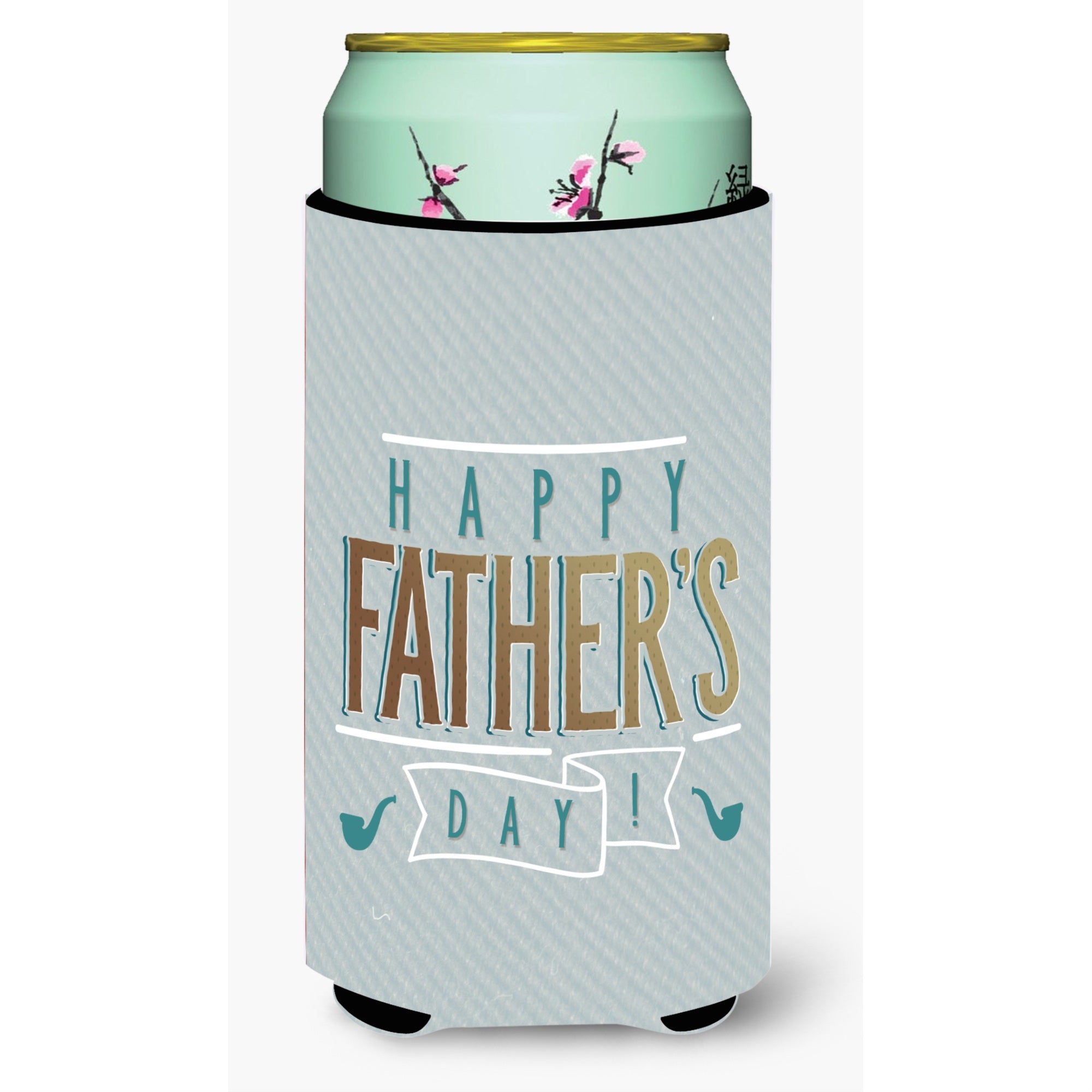 Caroline'S Treasures Happy Father'S Day Tall Boy Beverage Insulator Hugger, Multicolor