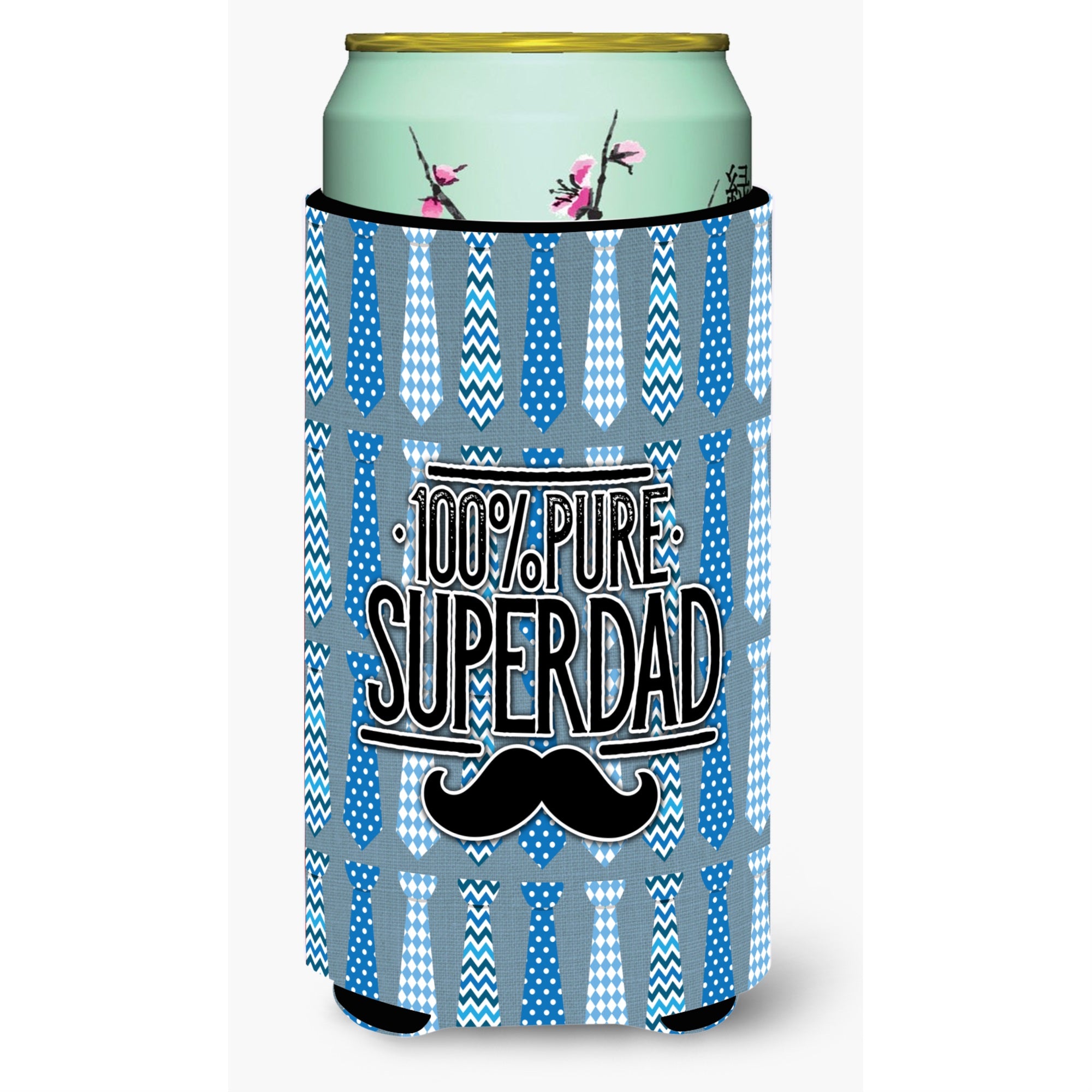 Caroline'S Treasures 100% Pure Dad Tall Boy Beverage Insulator Hugger, Multicolor