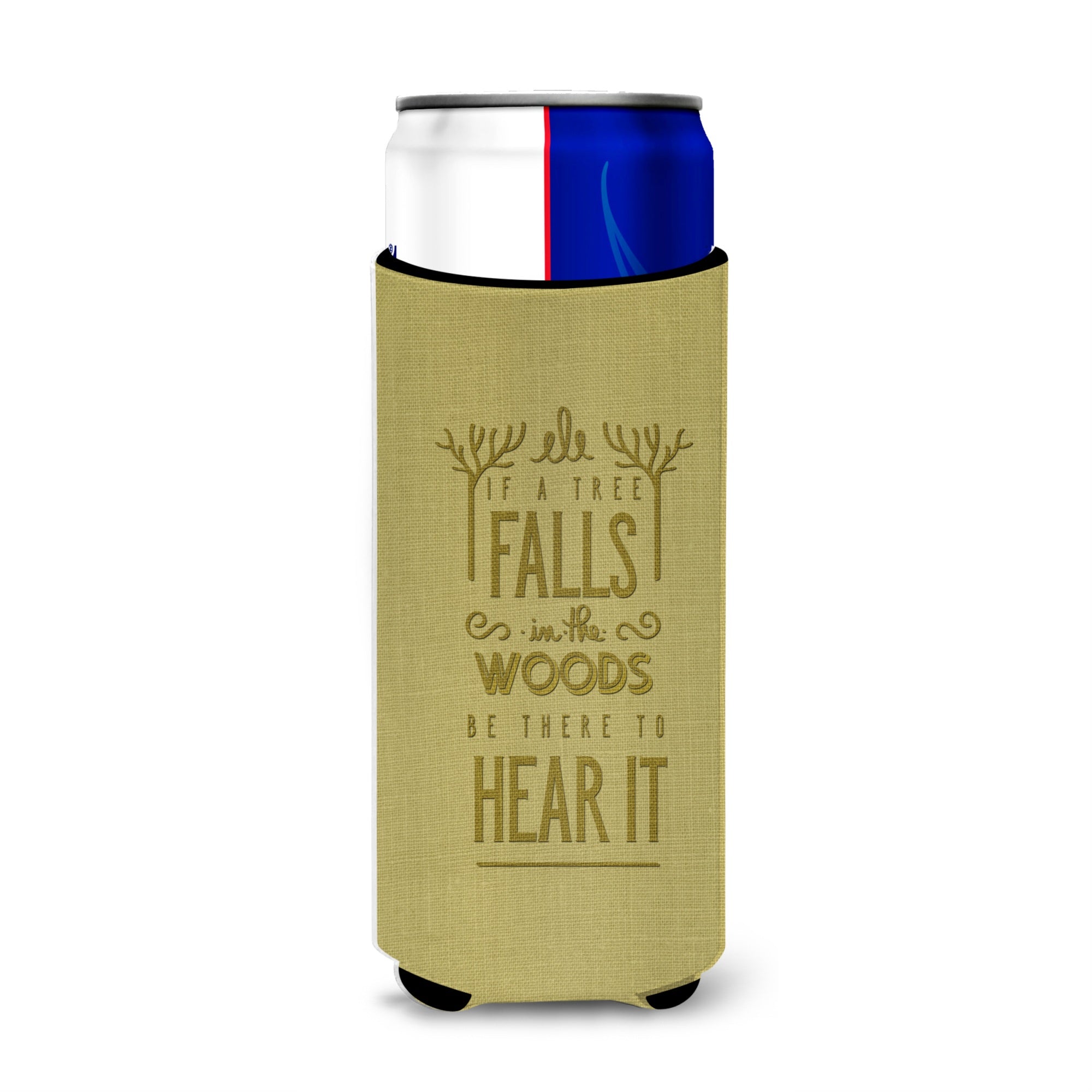 Caroline'S Treasures Be There To Hear The Tree Fall Michelob Ultra Hugger For Slim Cans, Multicolor