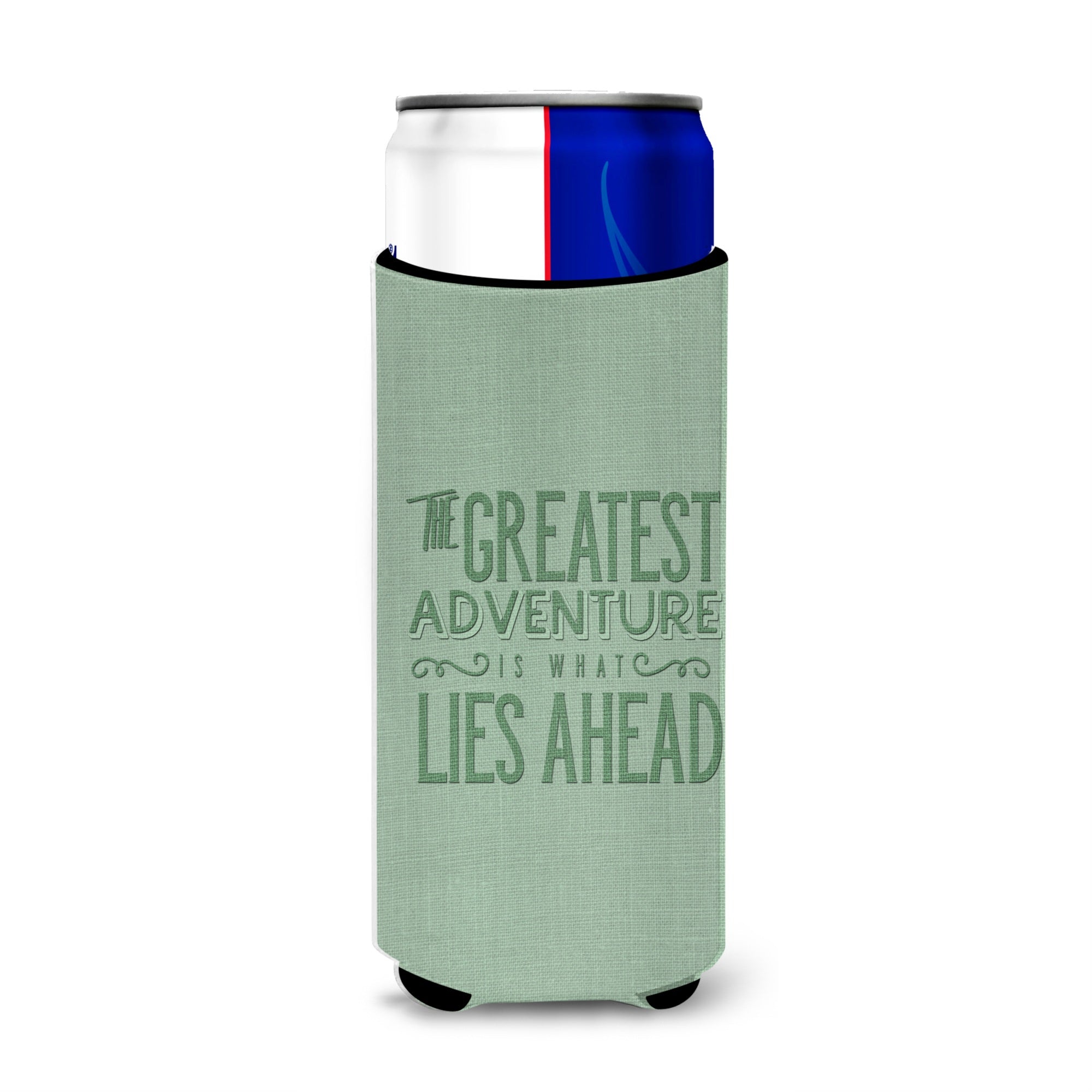 Caroline'S Treasures Greatest Adventure Lies Ahead Michelob Ultra Hugger For Slim Cans, Multicolor