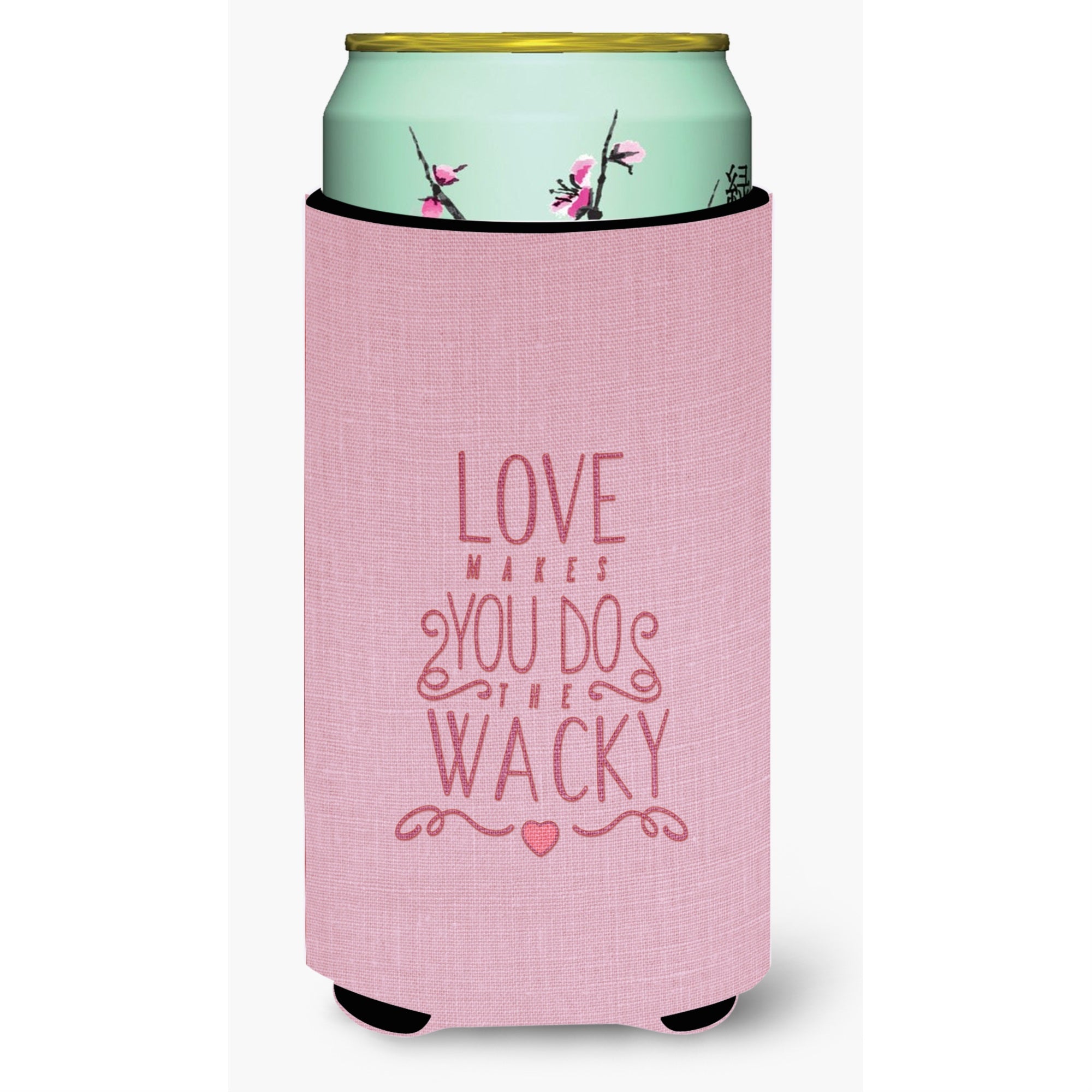 Caroline'S Treasures Love Makes You Do The Wacky Tall Boy Beverage Insulator Hugger, Multicolor