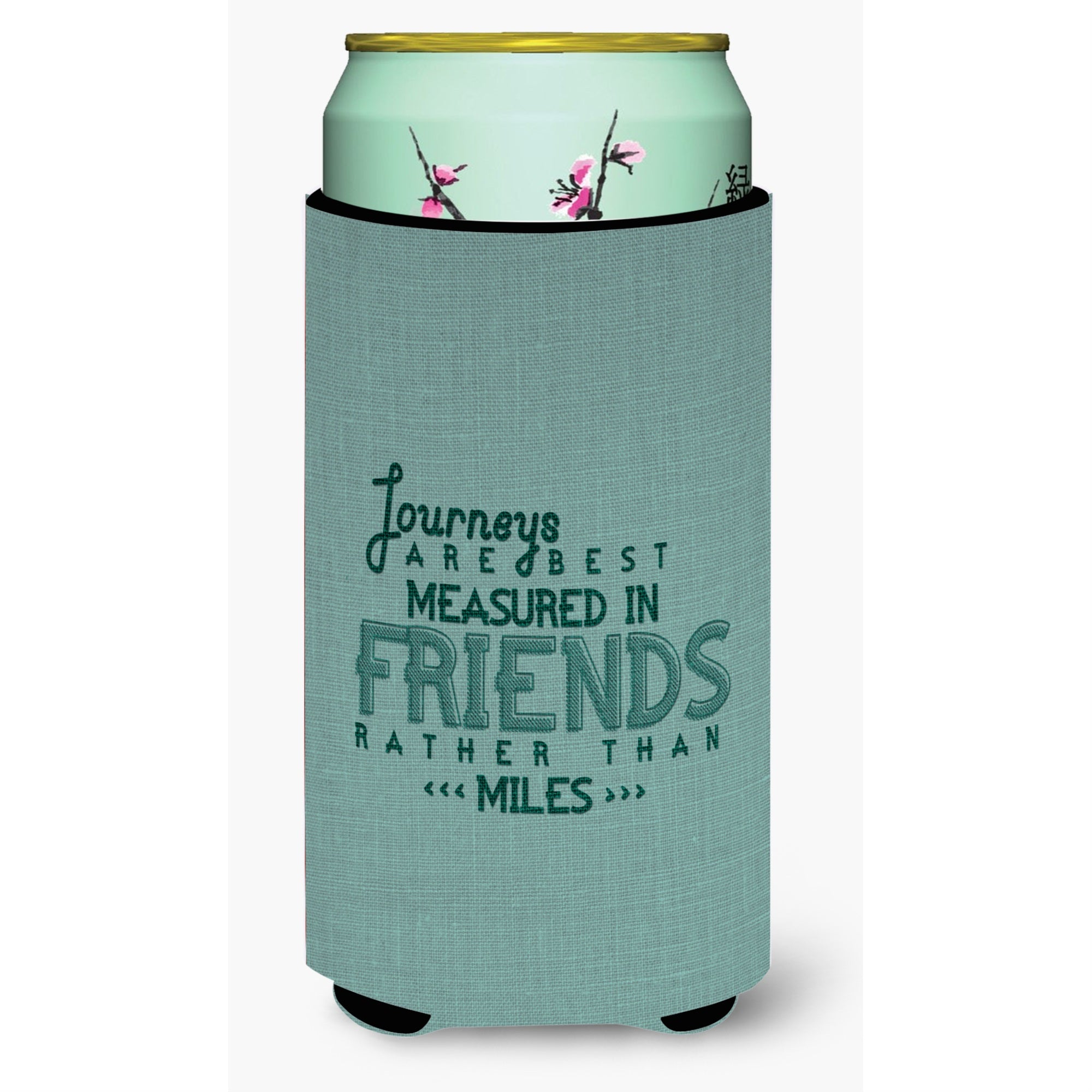 Caroline'S Treasures Journeys Are Measured In Friends Tall Boy Beverage Insulator Hugger, Multicolor