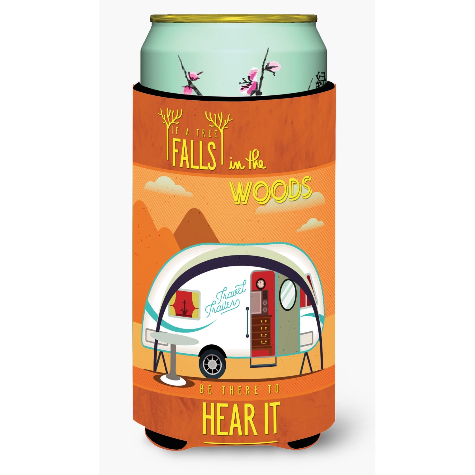 Caroline'S Treasures Be In The Woods New Camper Tall Boy Beverage Insulator Hugger, Multicolor
