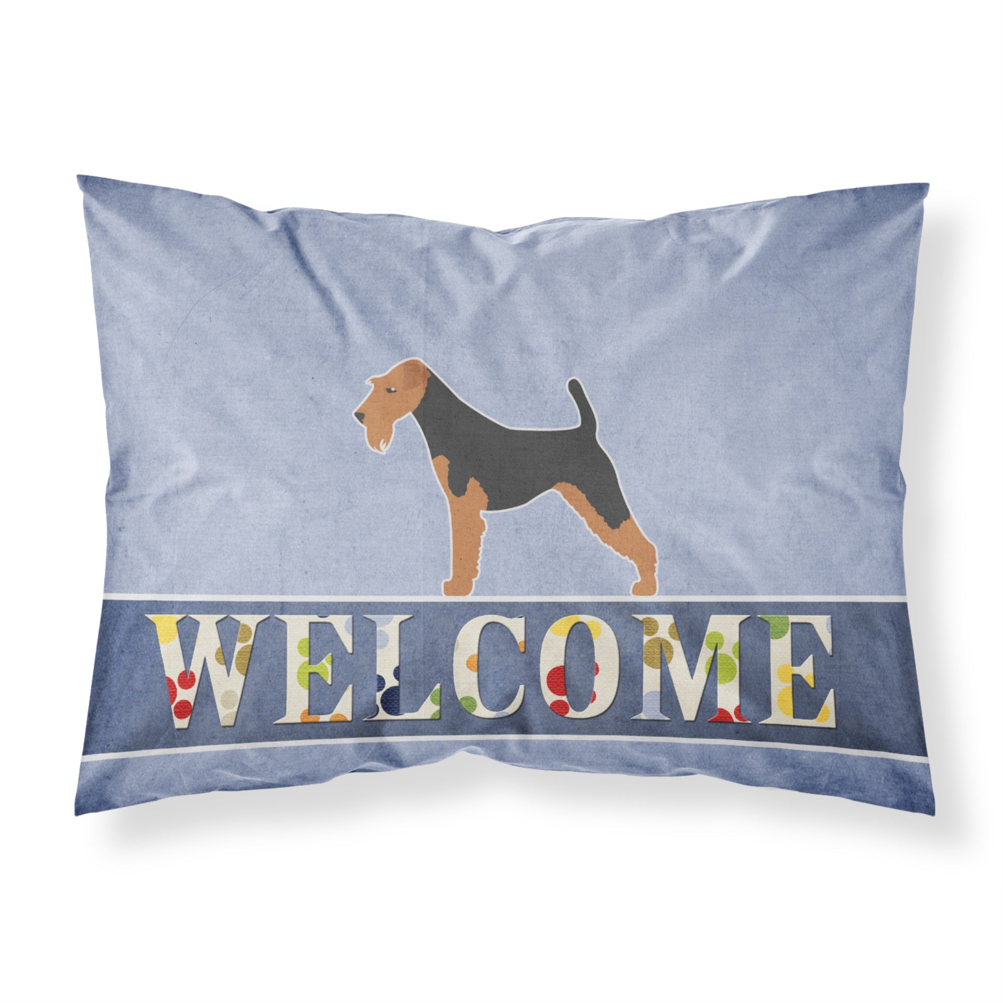 Caroline'S Treasures Welsh Terrier Welcome Pillowcase, Standard,