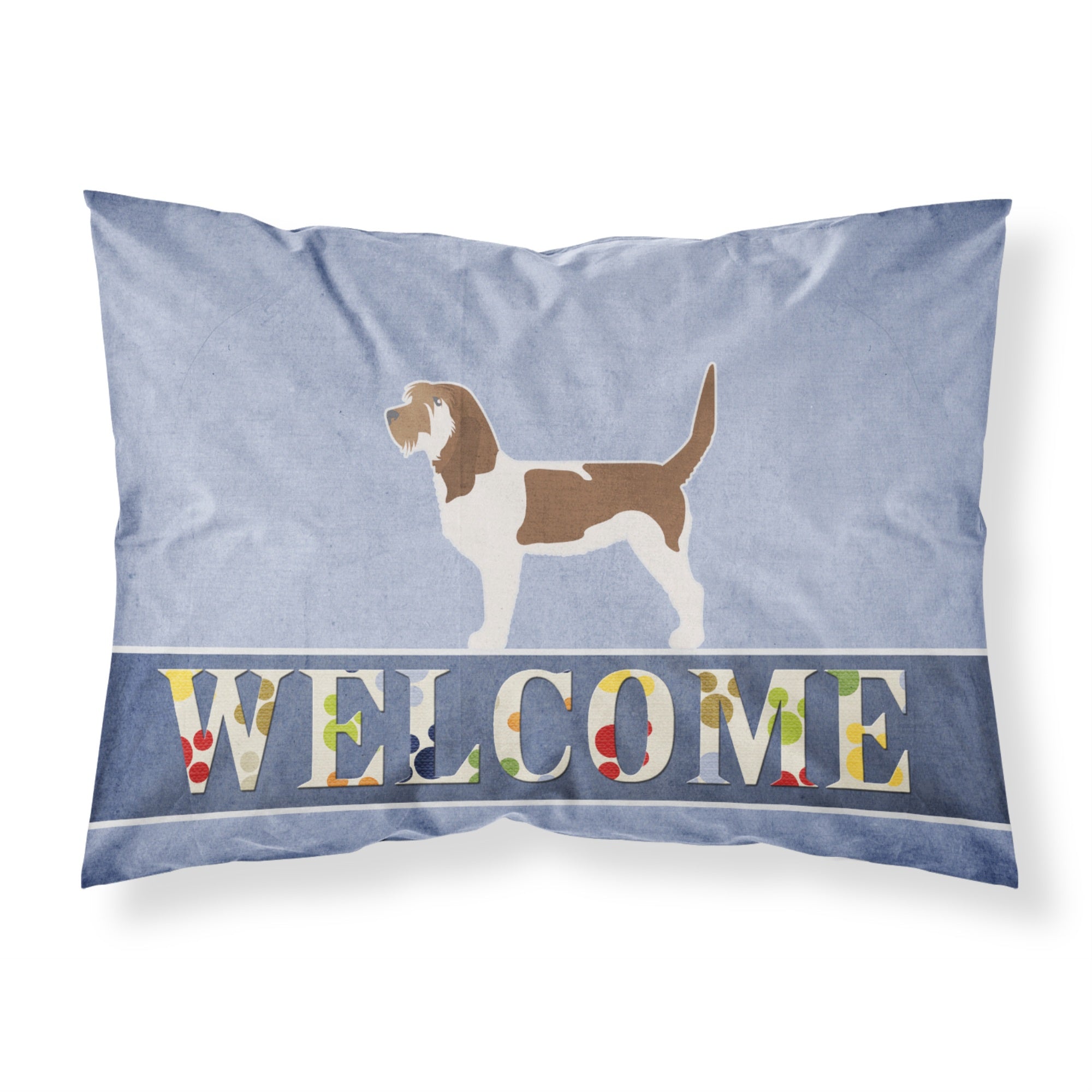 Caroline'S Treasures Grand Basset Griffon Vendeen Welcome Pillowcase, Standard,